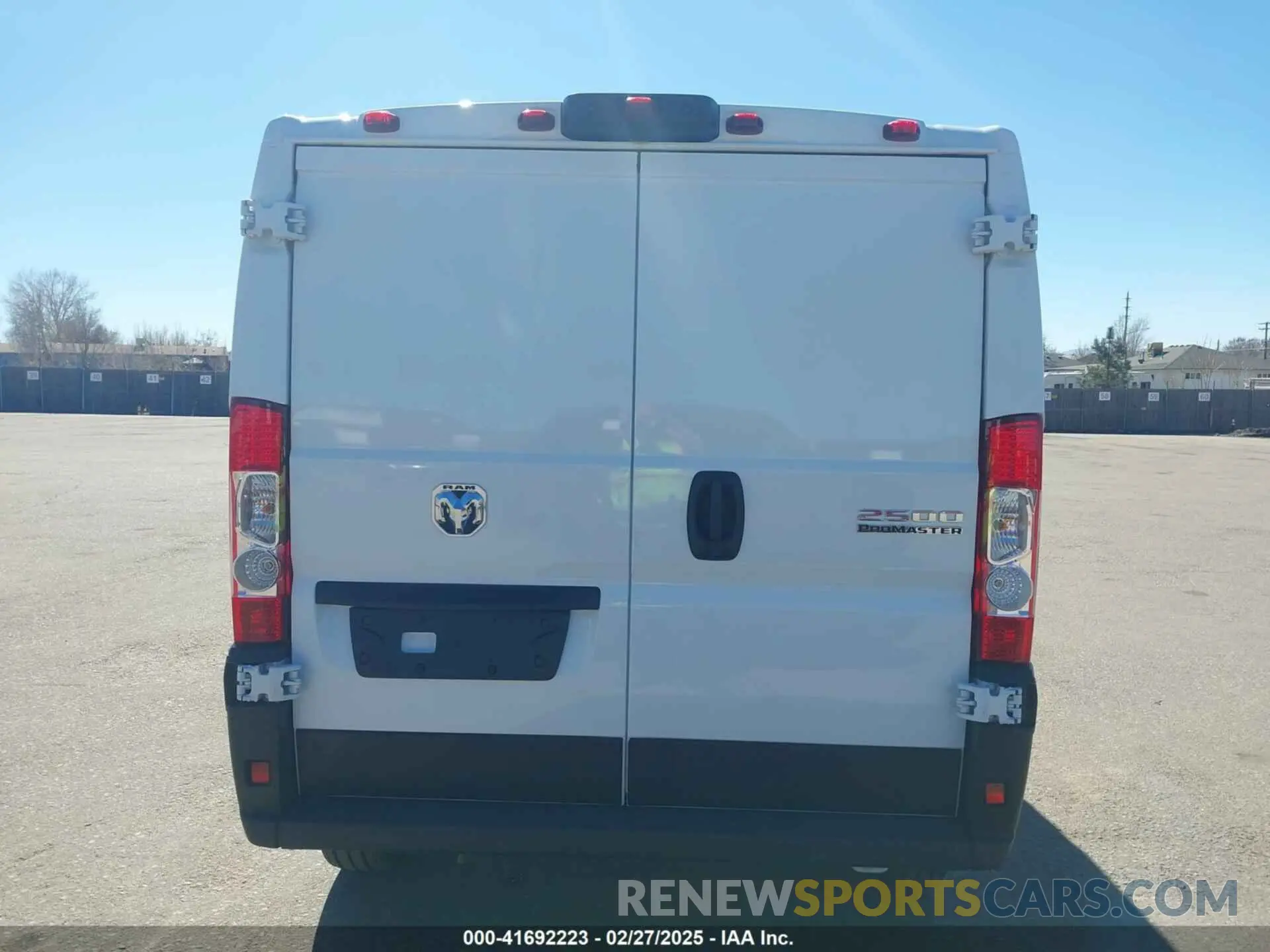 16 Photograph of a damaged car 3C6LRVVG4SE514098 RAM PROMASTER 2500 2025