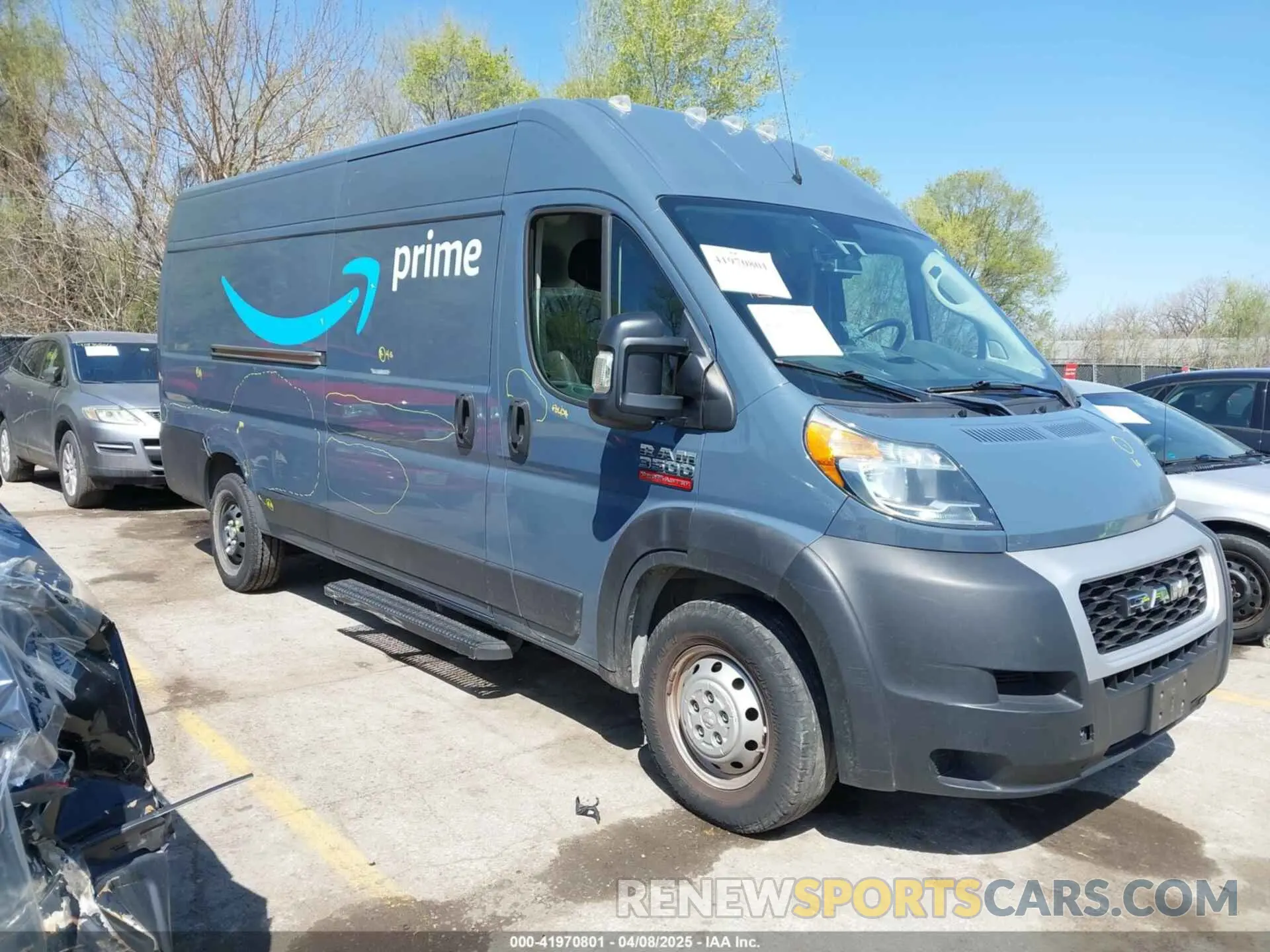1 Фотография поврежденного автомобиля 3C6URVJG0KE561834 RAM PROMASTER 3500 2019