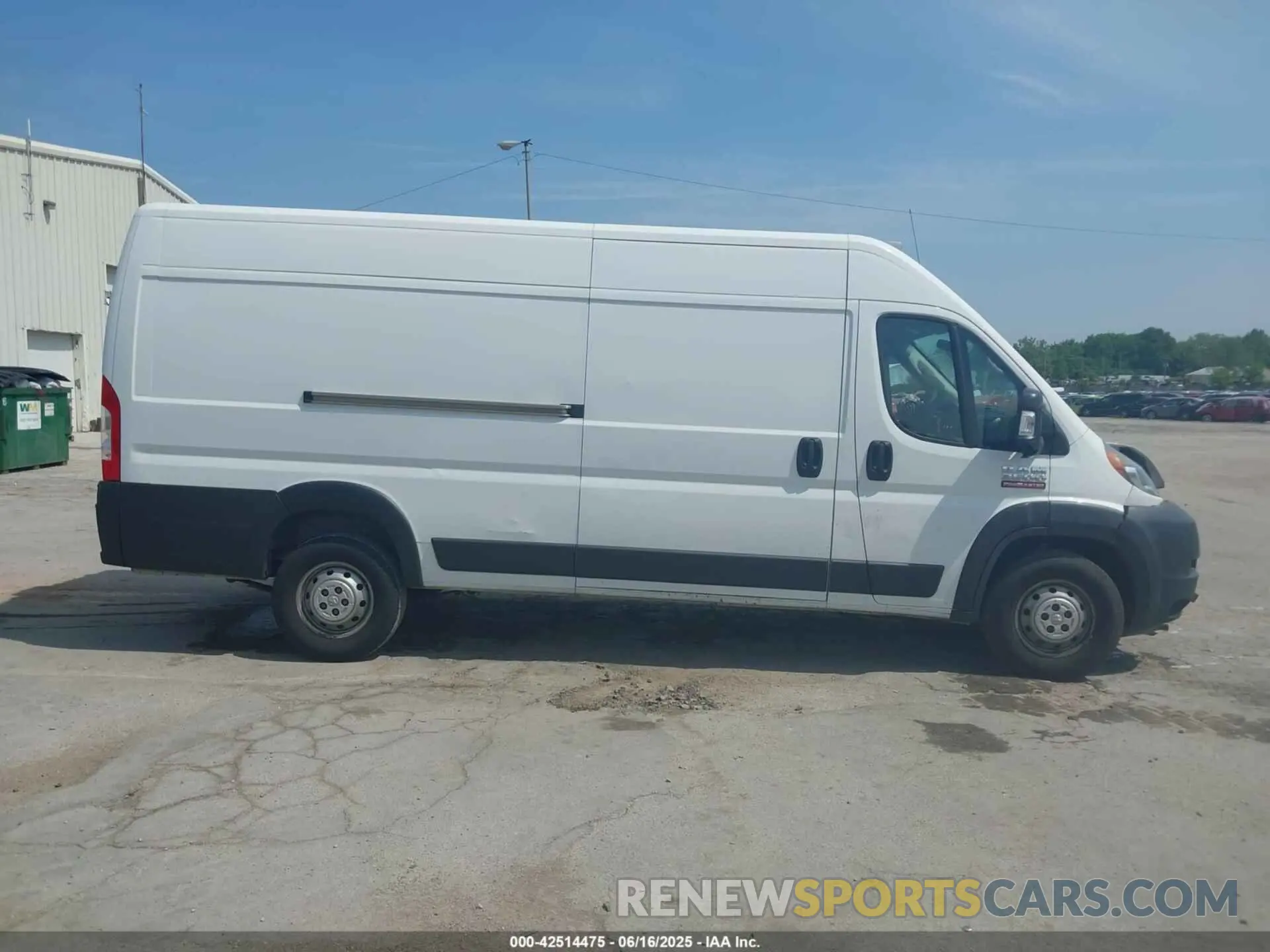14 Фотография поврежденного автомобиля 3C6URVJG5KE522267 RAM PROMASTER 3500 2019
