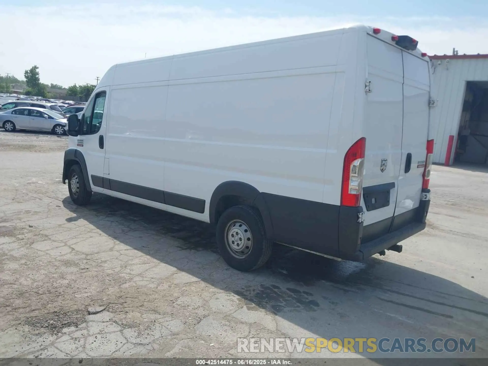 3 Фотография поврежденного автомобиля 3C6URVJG5KE522267 RAM PROMASTER 3500 2019
