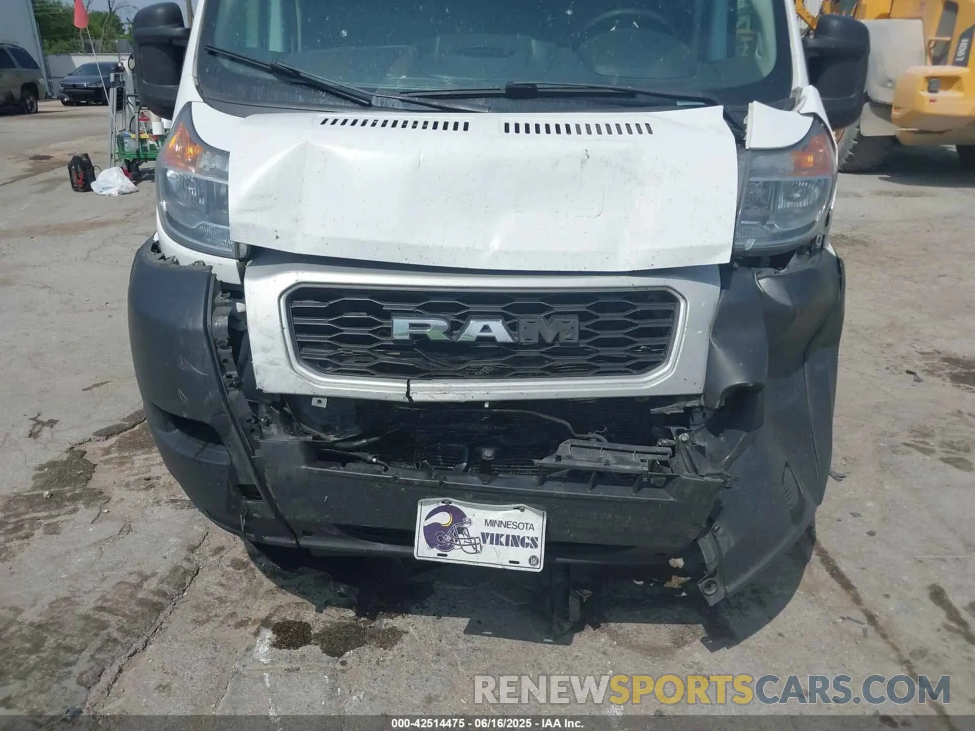 6 Фотография поврежденного автомобиля 3C6URVJG5KE522267 RAM PROMASTER 3500 2019