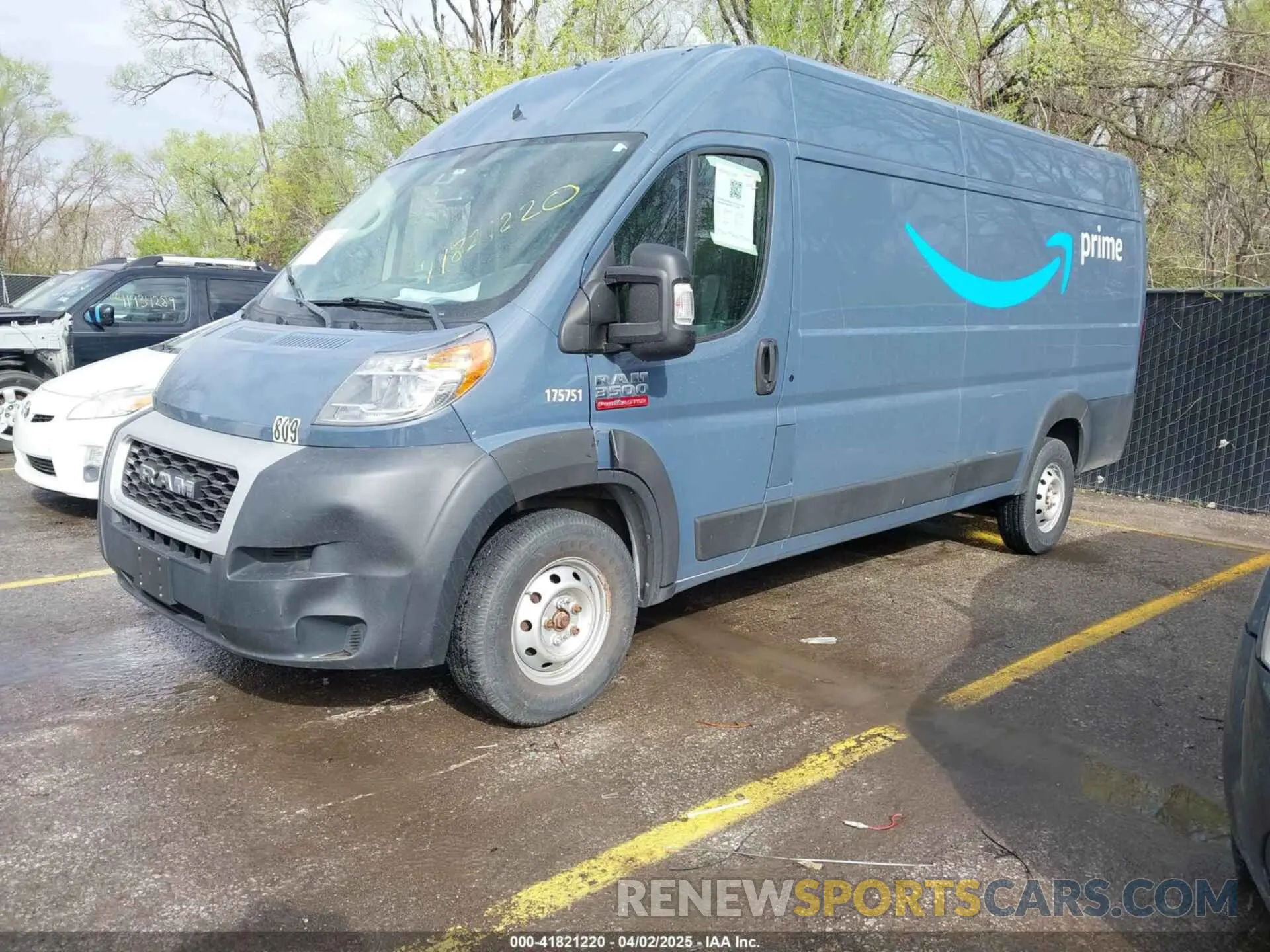 2 Фотография поврежденного автомобиля 3C6URVJG8KE558809 RAM PROMASTER 3500 2019