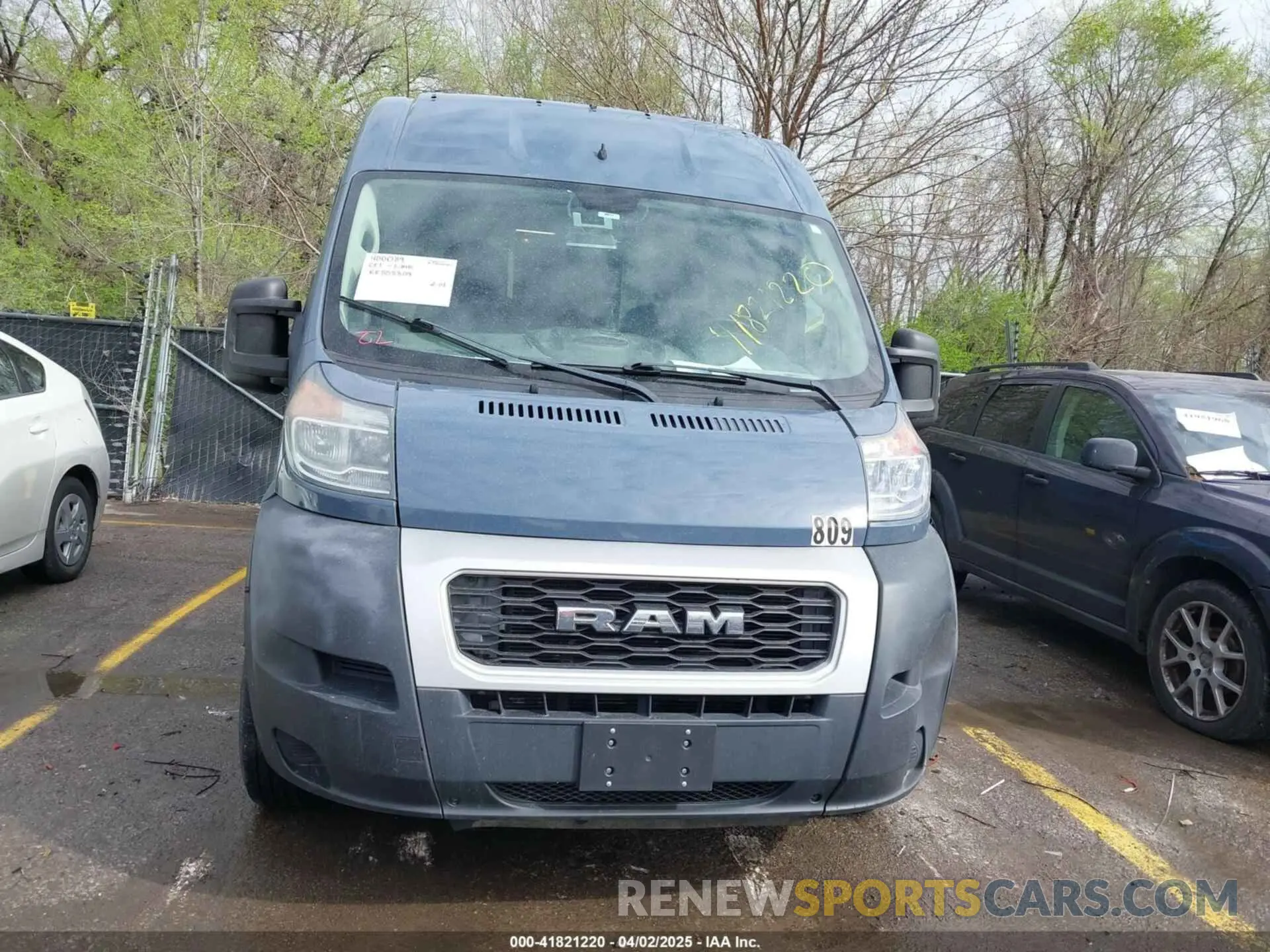 6 Фотография поврежденного автомобиля 3C6URVJG8KE558809 RAM PROMASTER 3500 2019