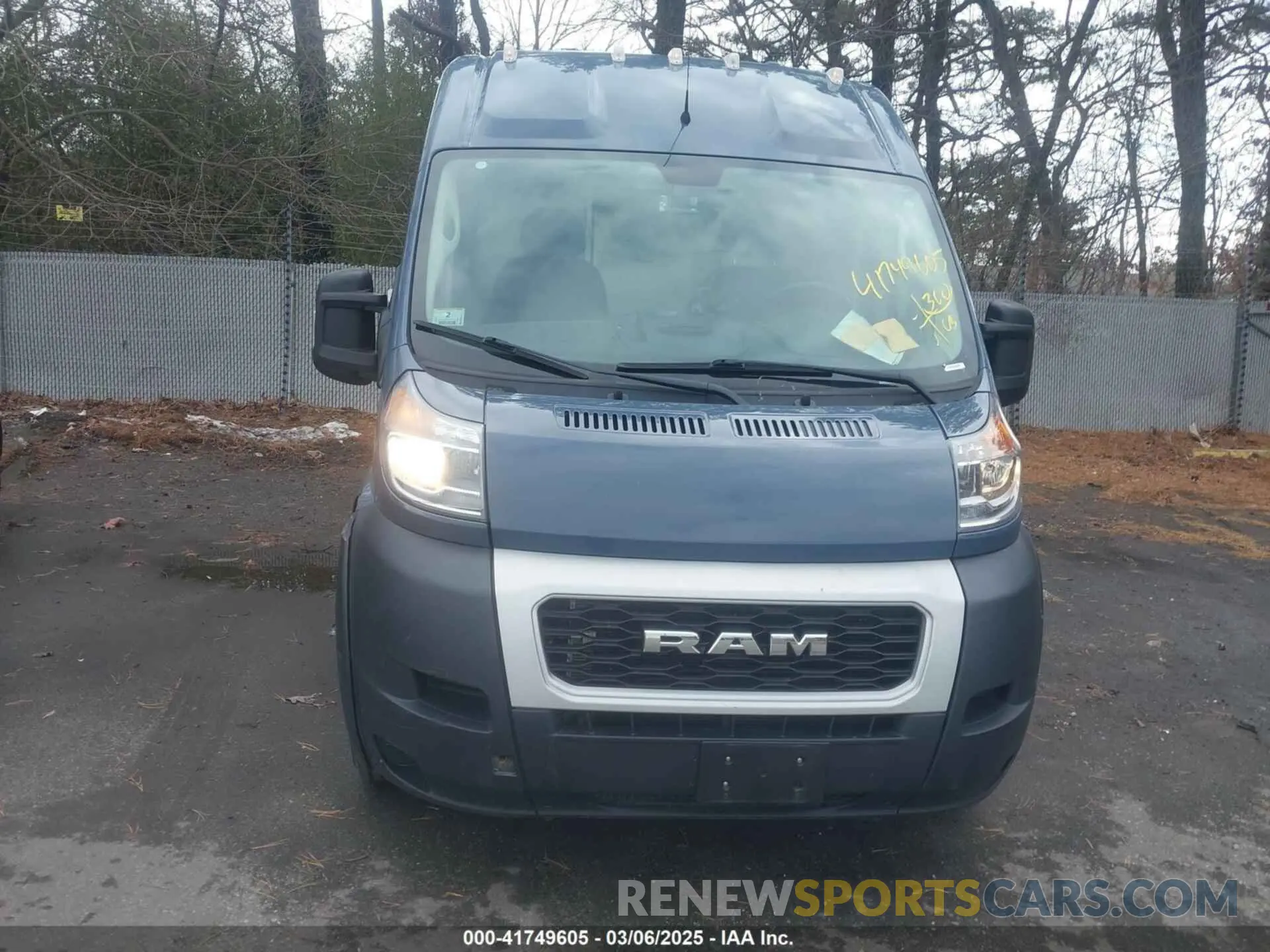 12 Фотография поврежденного автомобиля 3C6URVJGXKE552087 RAM PROMASTER 3500 2019
