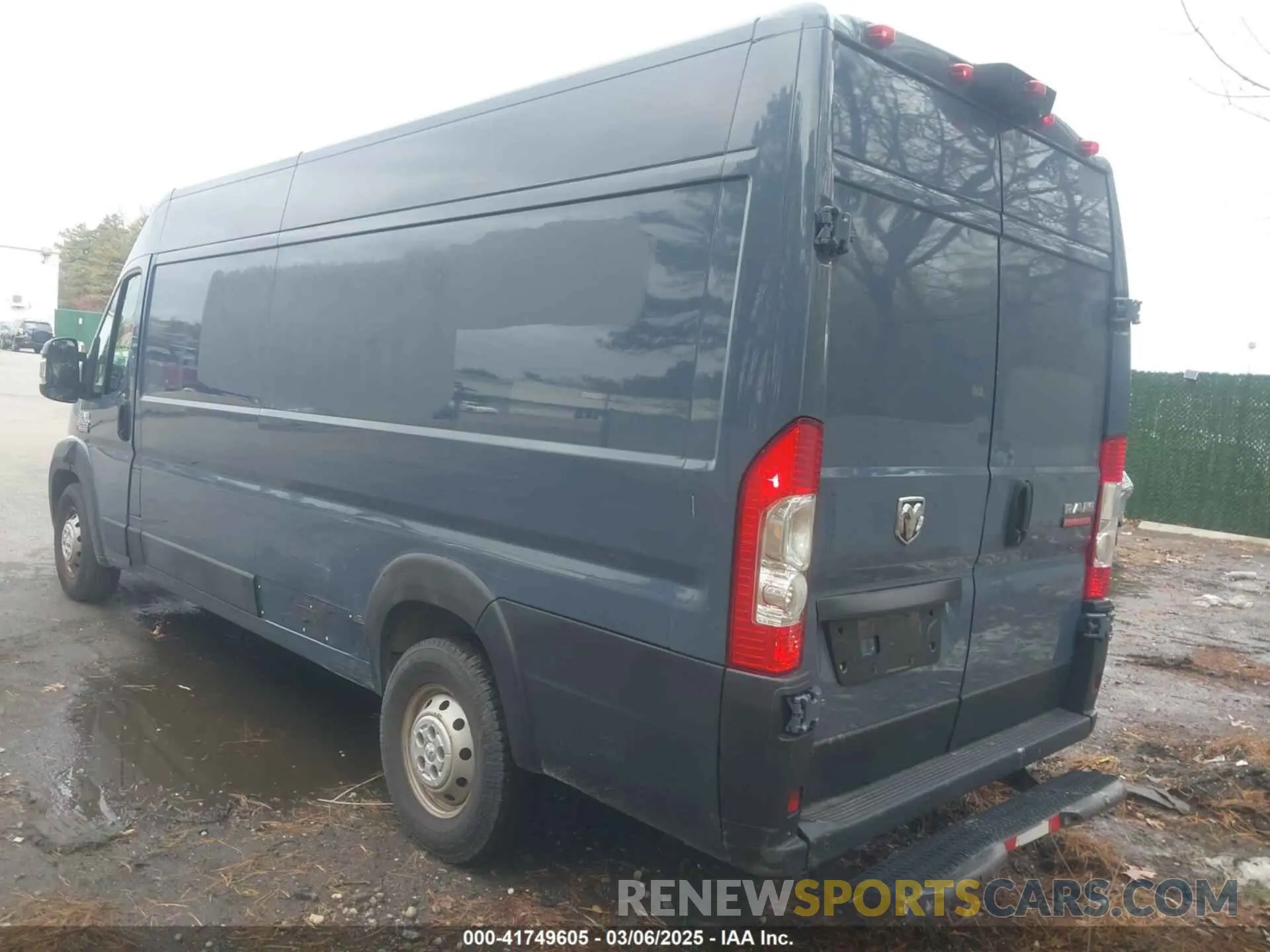3 Фотография поврежденного автомобиля 3C6URVJGXKE552087 RAM PROMASTER 3500 2019