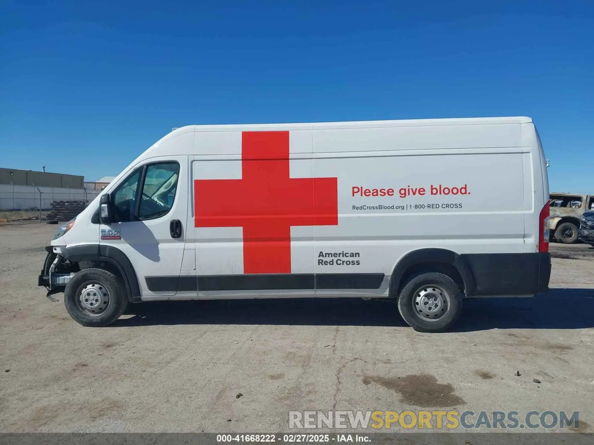14 Photograph of a damaged car 3C6FRVJG6ME501455 RAM PROMASTER 3500 2021