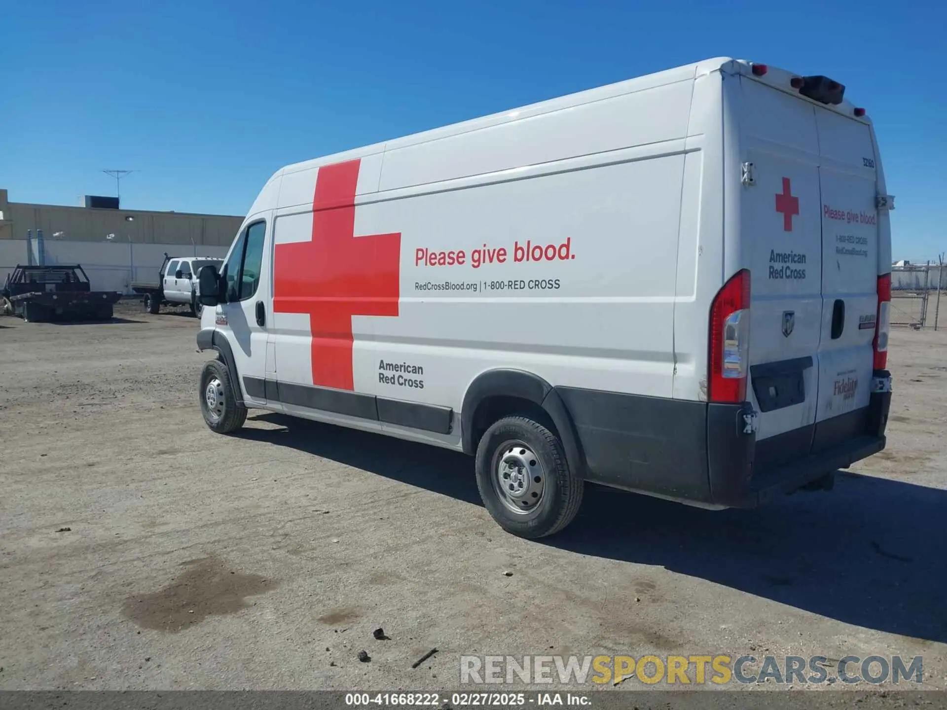 3 Photograph of a damaged car 3C6FRVJG6ME501455 RAM PROMASTER 3500 2021