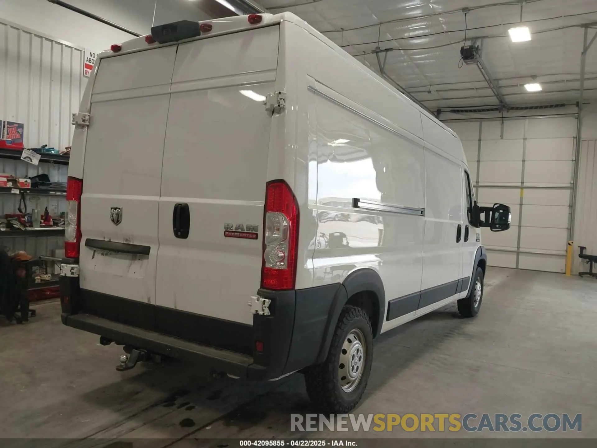 4 Фотография поврежденного автомобиля 3C6MRVHG8ME537399 RAM PROMASTER 3500 2021
