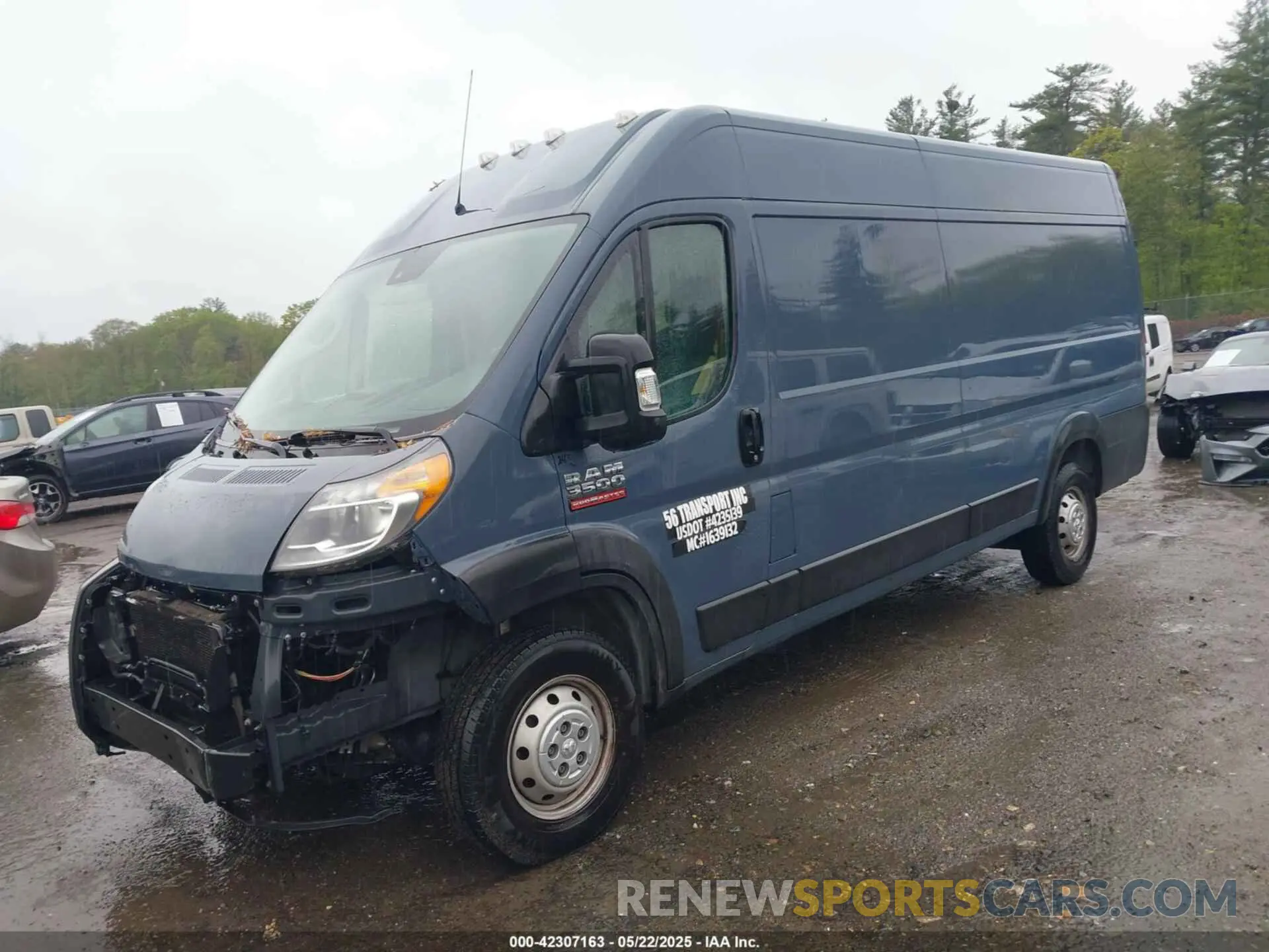 2 Фотография поврежденного автомобиля 3C6MRVJG0ME574229 RAM PROMASTER 3500 2021