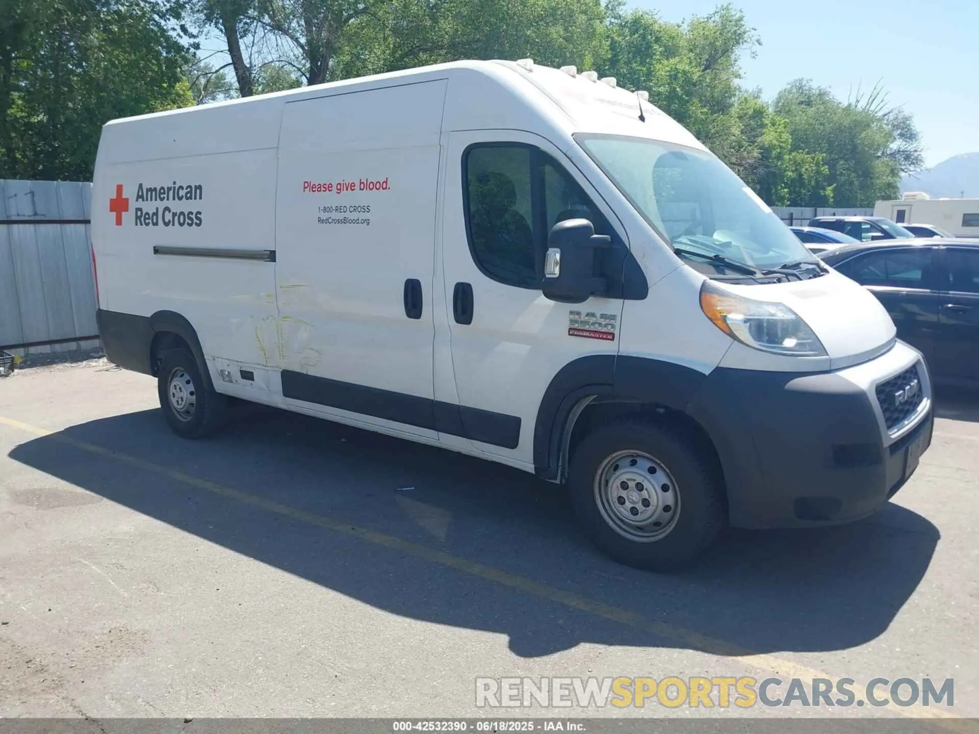 1 Photograph of a damaged car 3C6MRVJG1ME518462 RAM PROMASTER 3500 2021