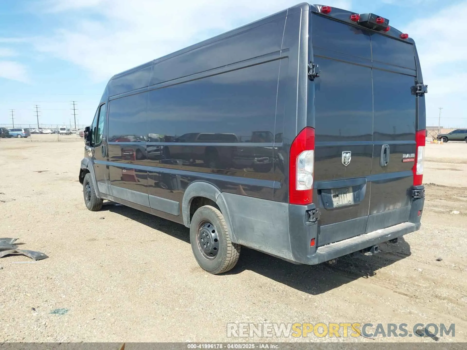 3 Photograph of a damaged car 3C6MRVJG1ME525041 RAM PROMASTER 3500 2021