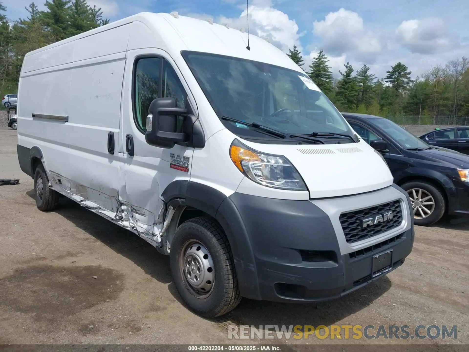 1 Photograph of a damaged car 3C6MRVJG2ME513321 RAM PROMASTER 3500 2021