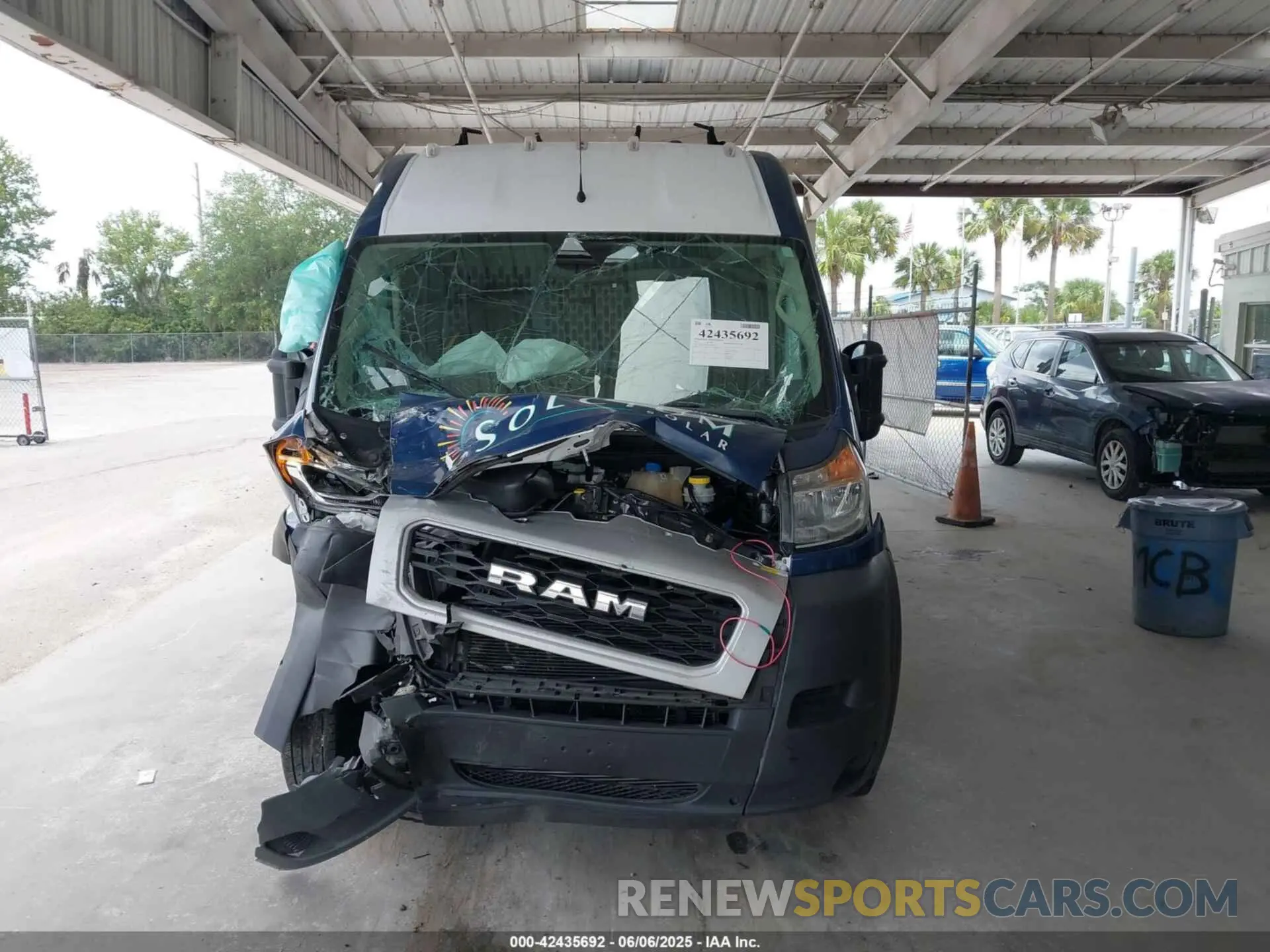 12 Photograph of a damaged car 3C6MRVJG2ME566536 RAM PROMASTER 3500 2021