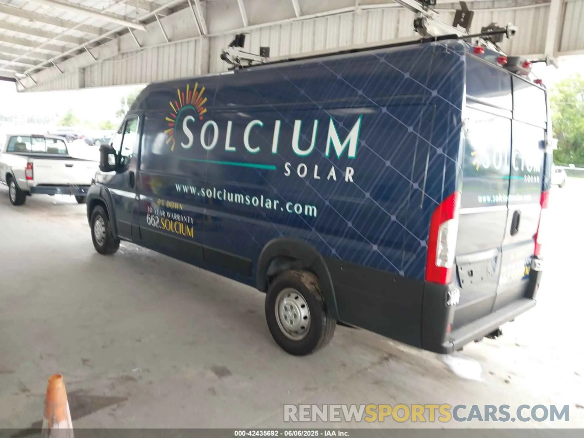 3 Photograph of a damaged car 3C6MRVJG2ME566536 RAM PROMASTER 3500 2021