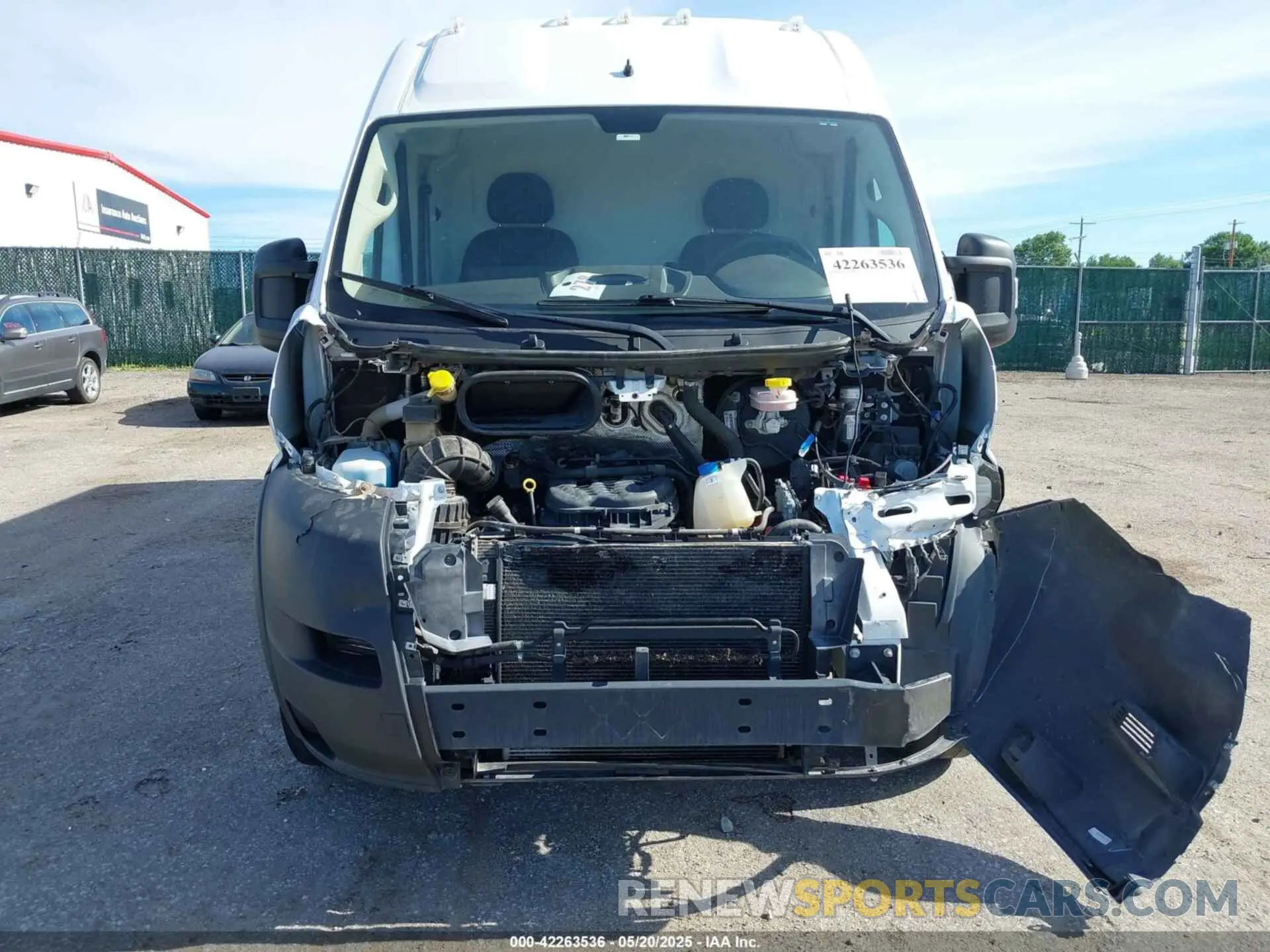 13 Photograph of a damaged car 3C6MRVJG3ME520522 RAM PROMASTER 3500 2021