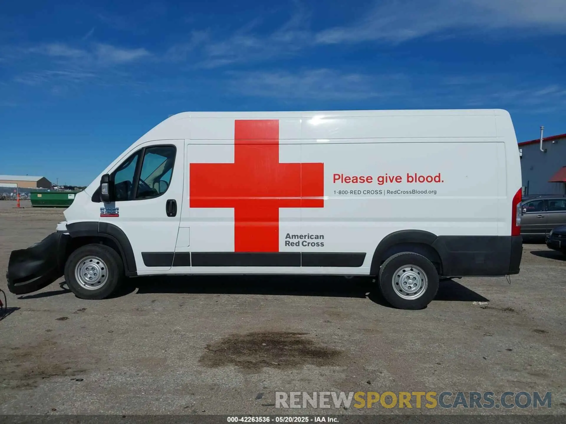 15 Photograph of a damaged car 3C6MRVJG3ME520522 RAM PROMASTER 3500 2021