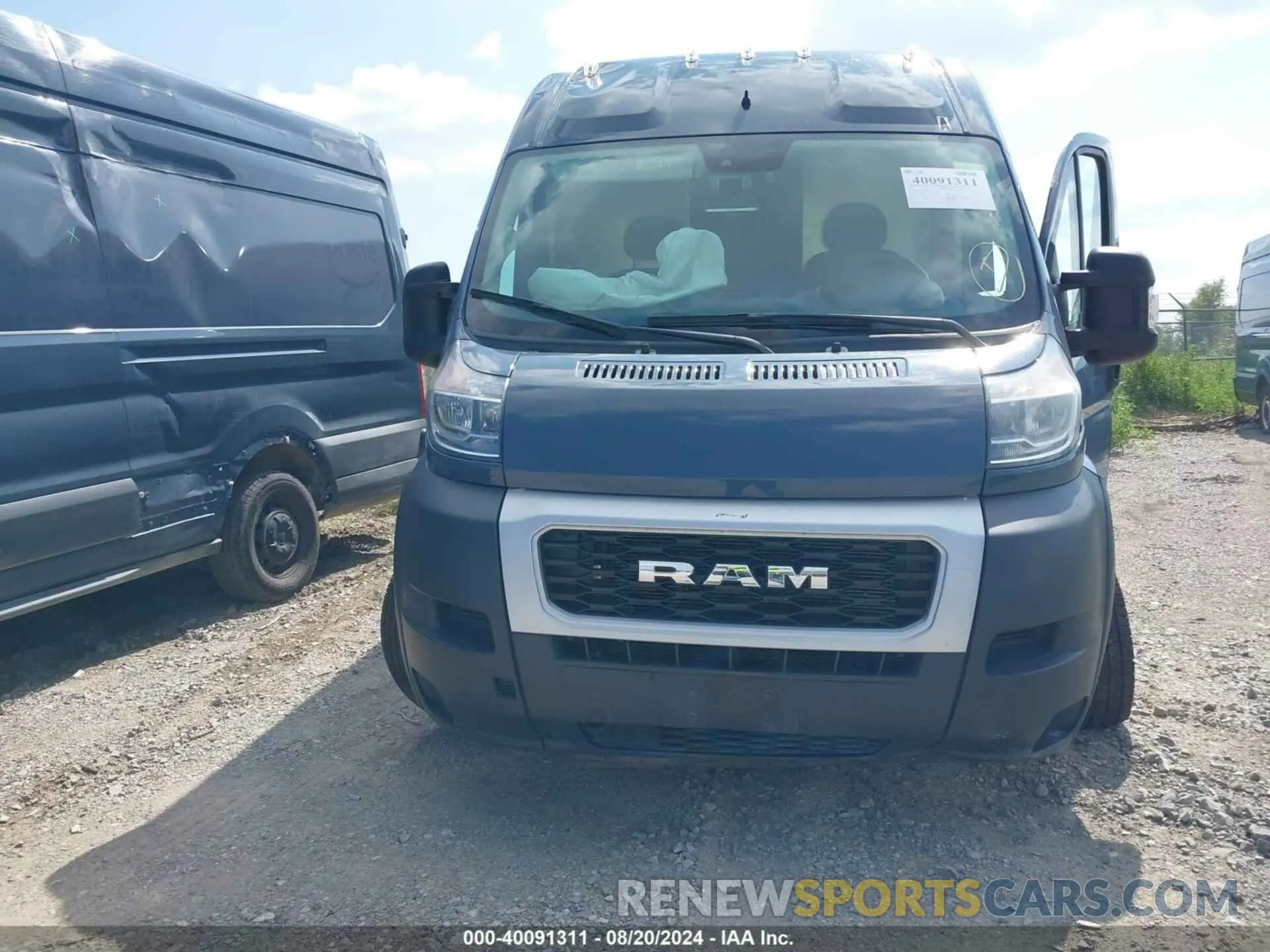 12 Фотография поврежденного автомобиля 3C6MRVJG4ME586433 RAM PROMASTER 3500 2021