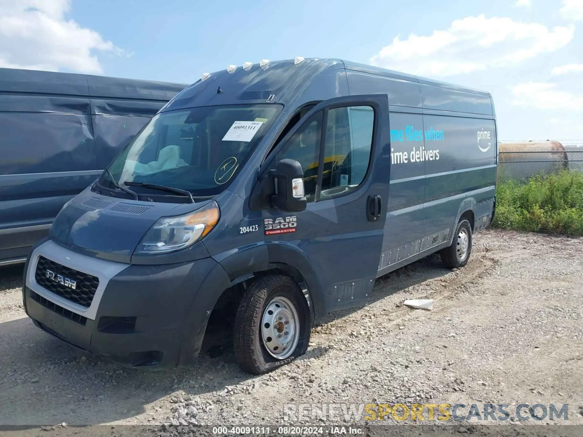 2 Фотография поврежденного автомобиля 3C6MRVJG4ME586433 RAM PROMASTER 3500 2021