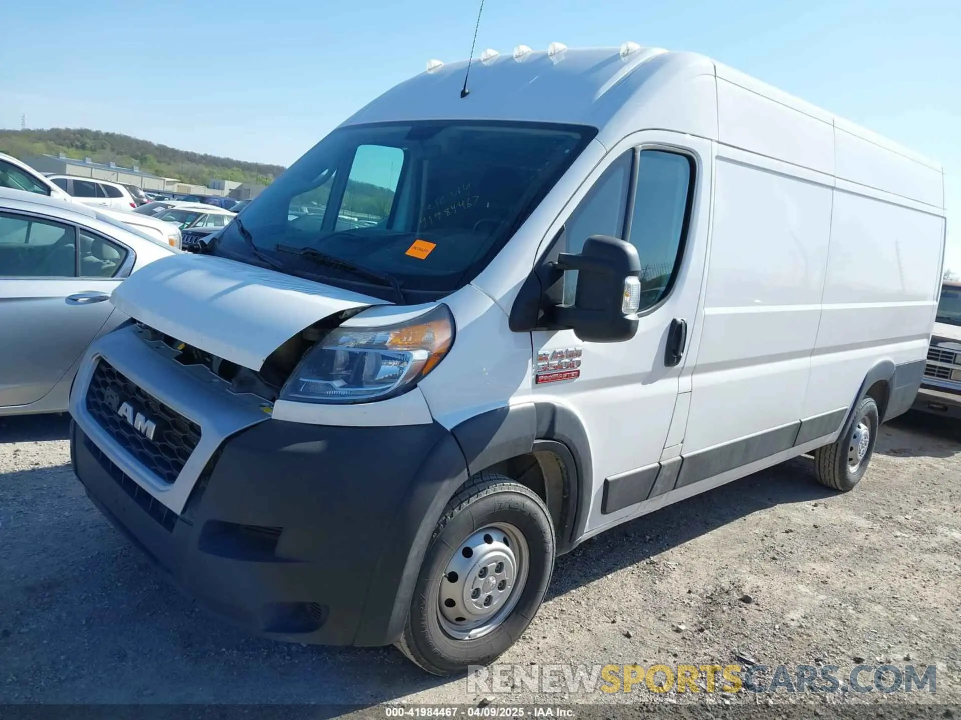 21 Фотография поврежденного автомобиля 3C6MRVJG4ME590174 RAM PROMASTER 3500 2021
