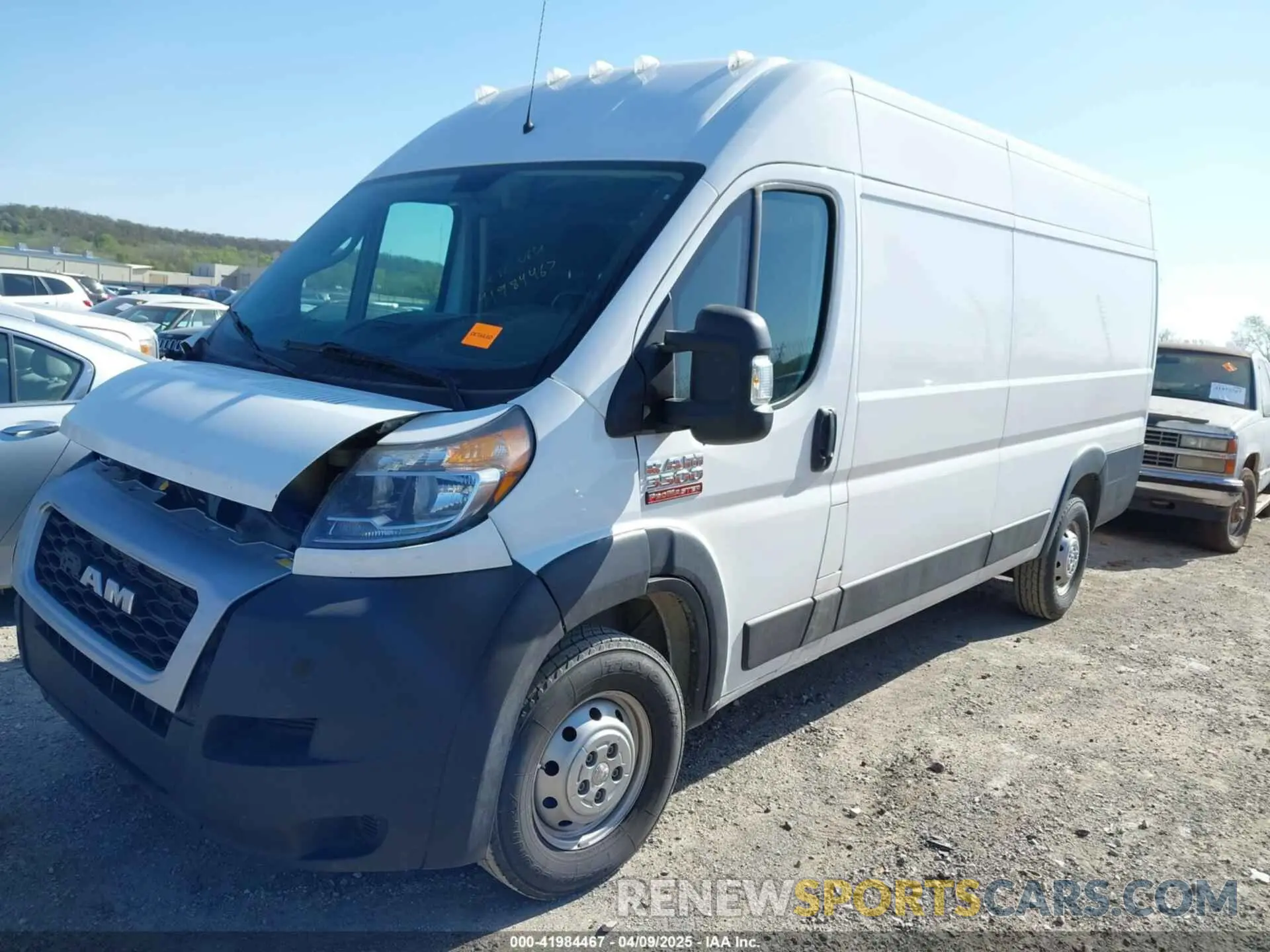22 Фотография поврежденного автомобиля 3C6MRVJG4ME590174 RAM PROMASTER 3500 2021
