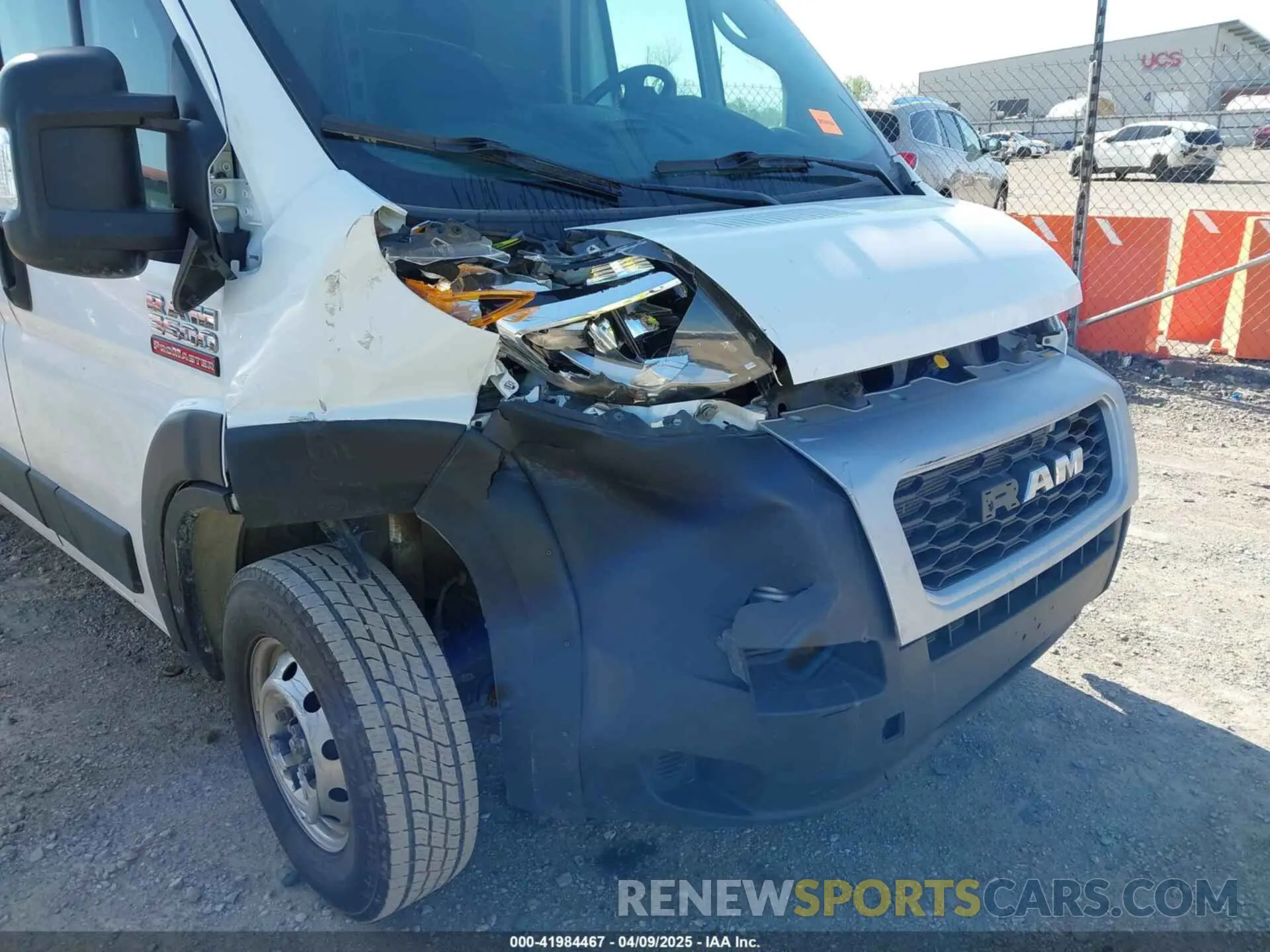 6 Фотография поврежденного автомобиля 3C6MRVJG4ME590174 RAM PROMASTER 3500 2021