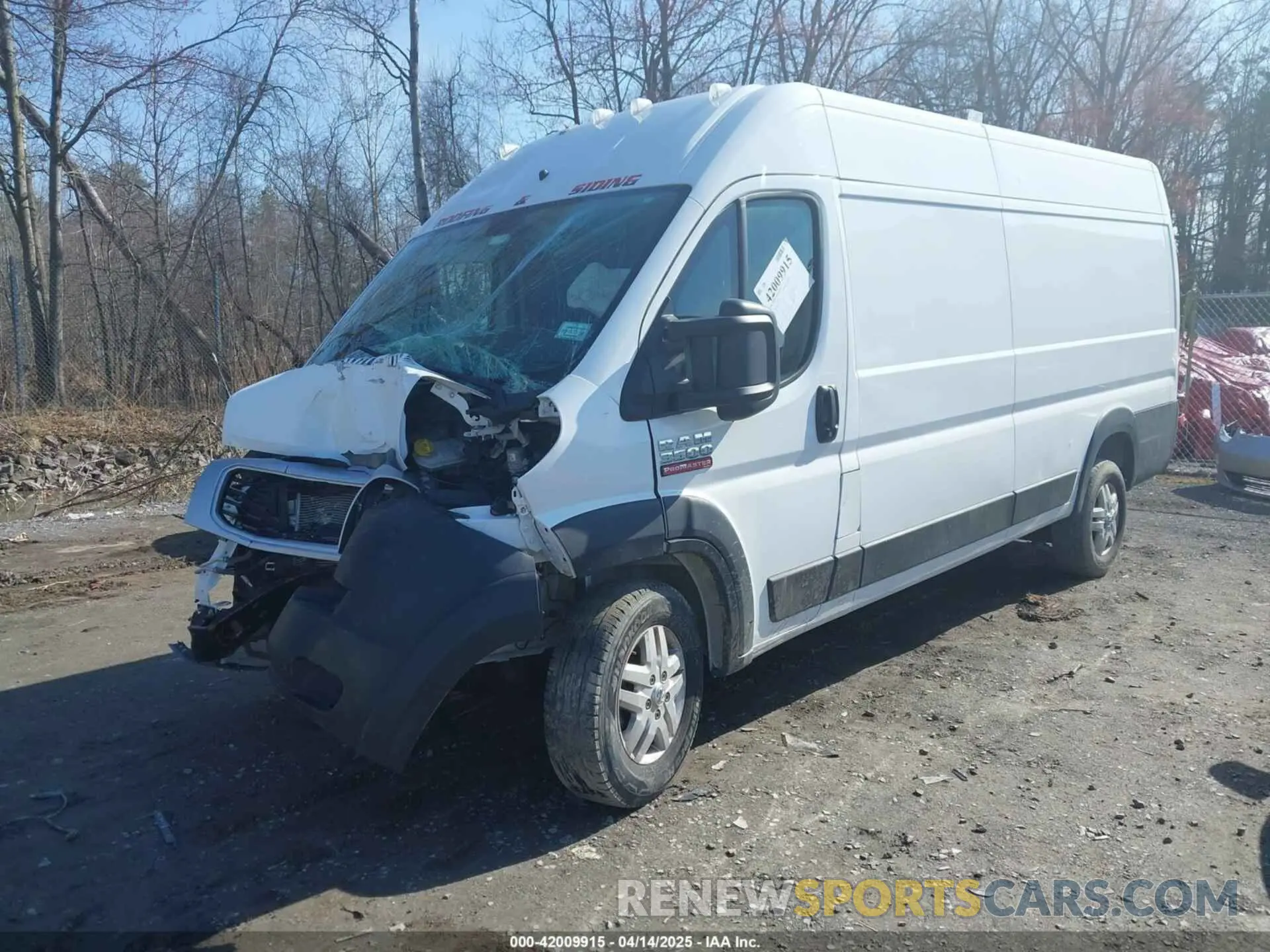 2 Photograph of a damaged car 3C6MRVJG5ME511742 RAM PROMASTER 3500 2021
