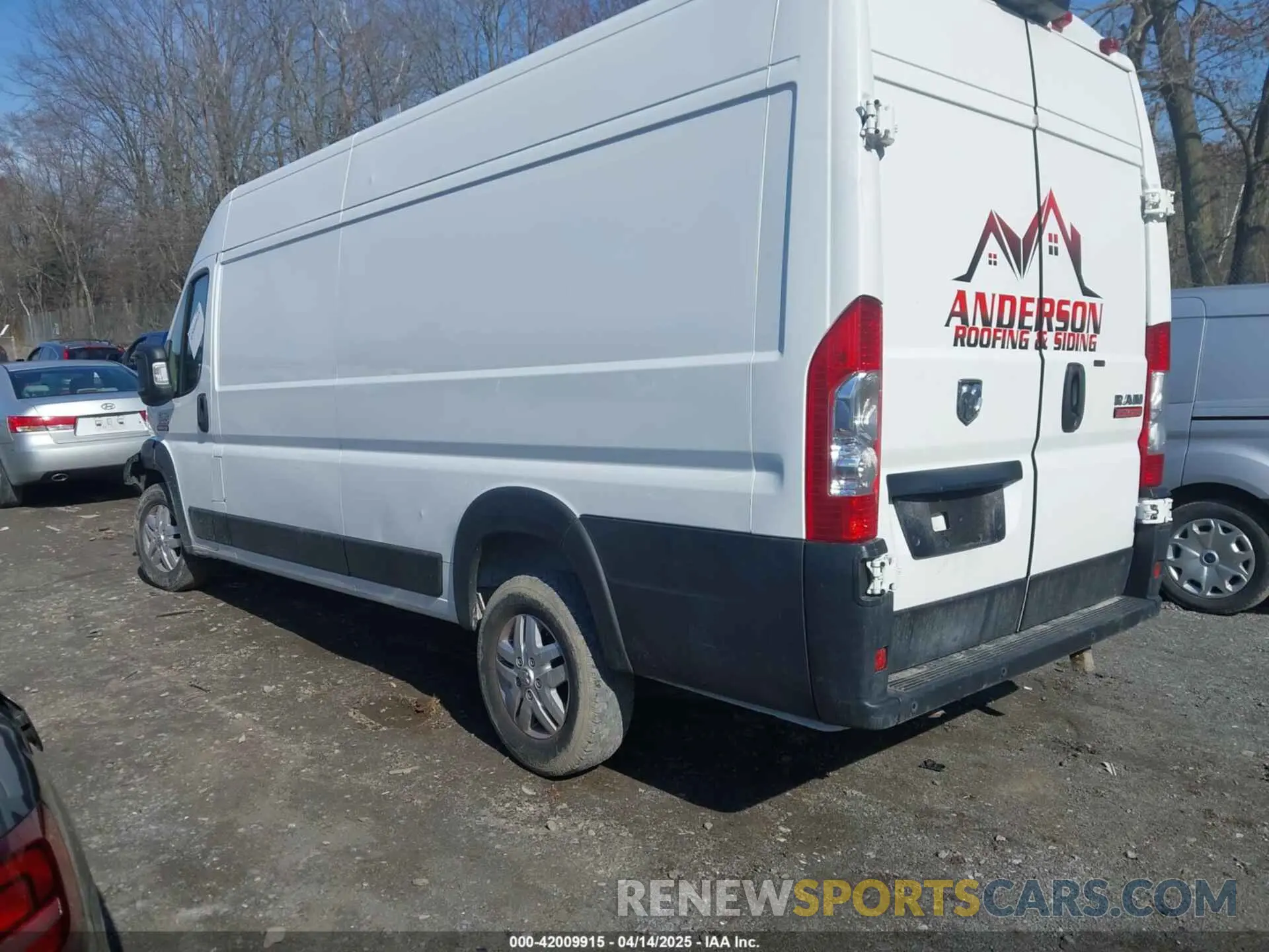 3 Photograph of a damaged car 3C6MRVJG5ME511742 RAM PROMASTER 3500 2021