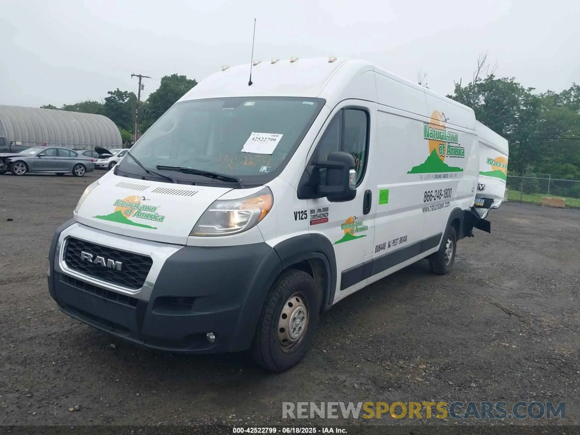 2 Фотография поврежденного автомобиля 3C6MRVJG5ME552307 RAM PROMASTER 3500 2021
