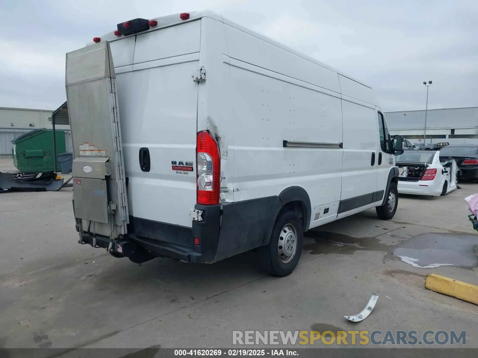 4 Фотография поврежденного автомобиля 3C6MRVJG6ME551859 RAM PROMASTER 3500 2021