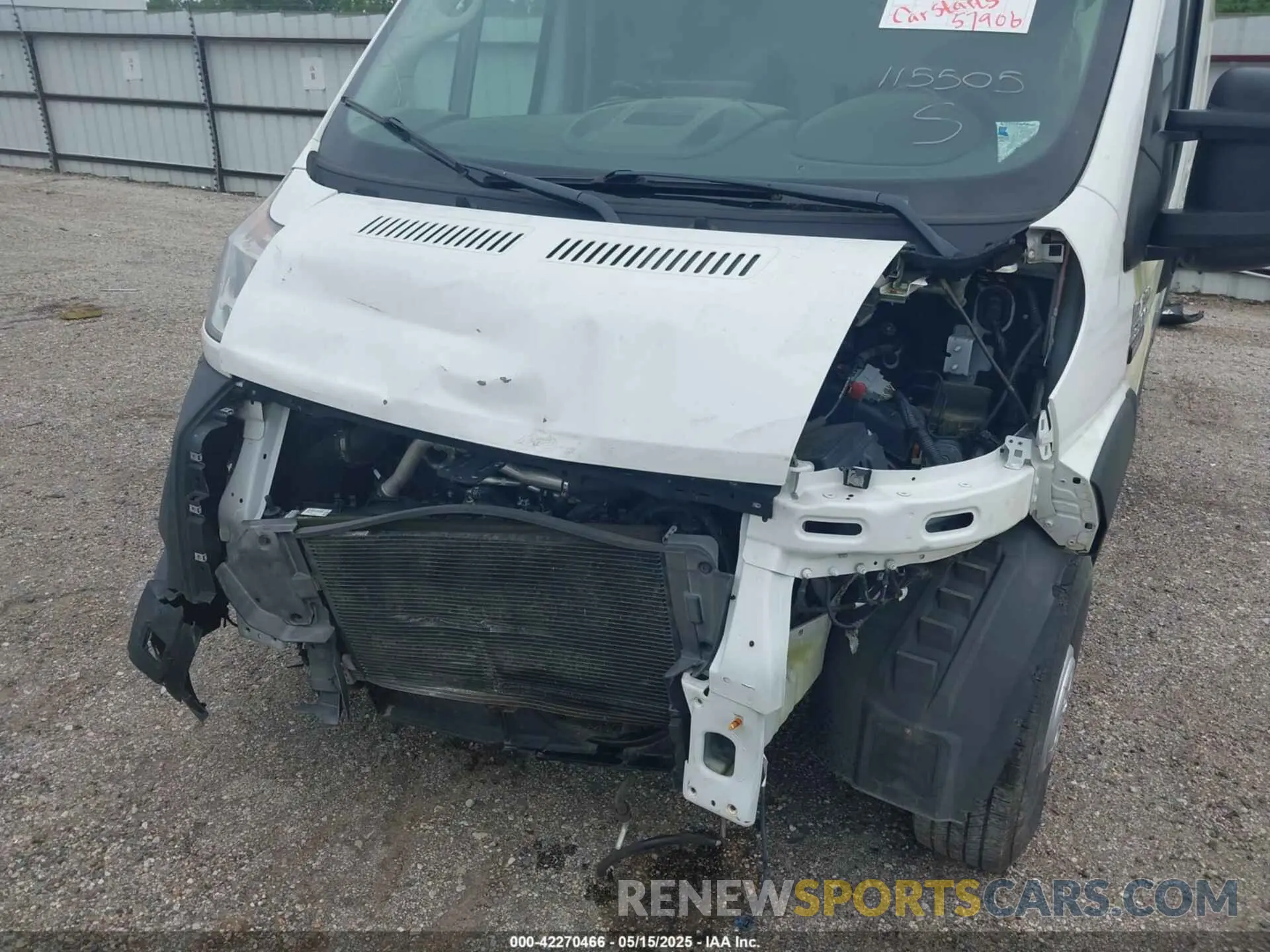 6 Фотография поврежденного автомобиля 3C6MRVJG3NE115505 RAM PROMASTER 3500 2022