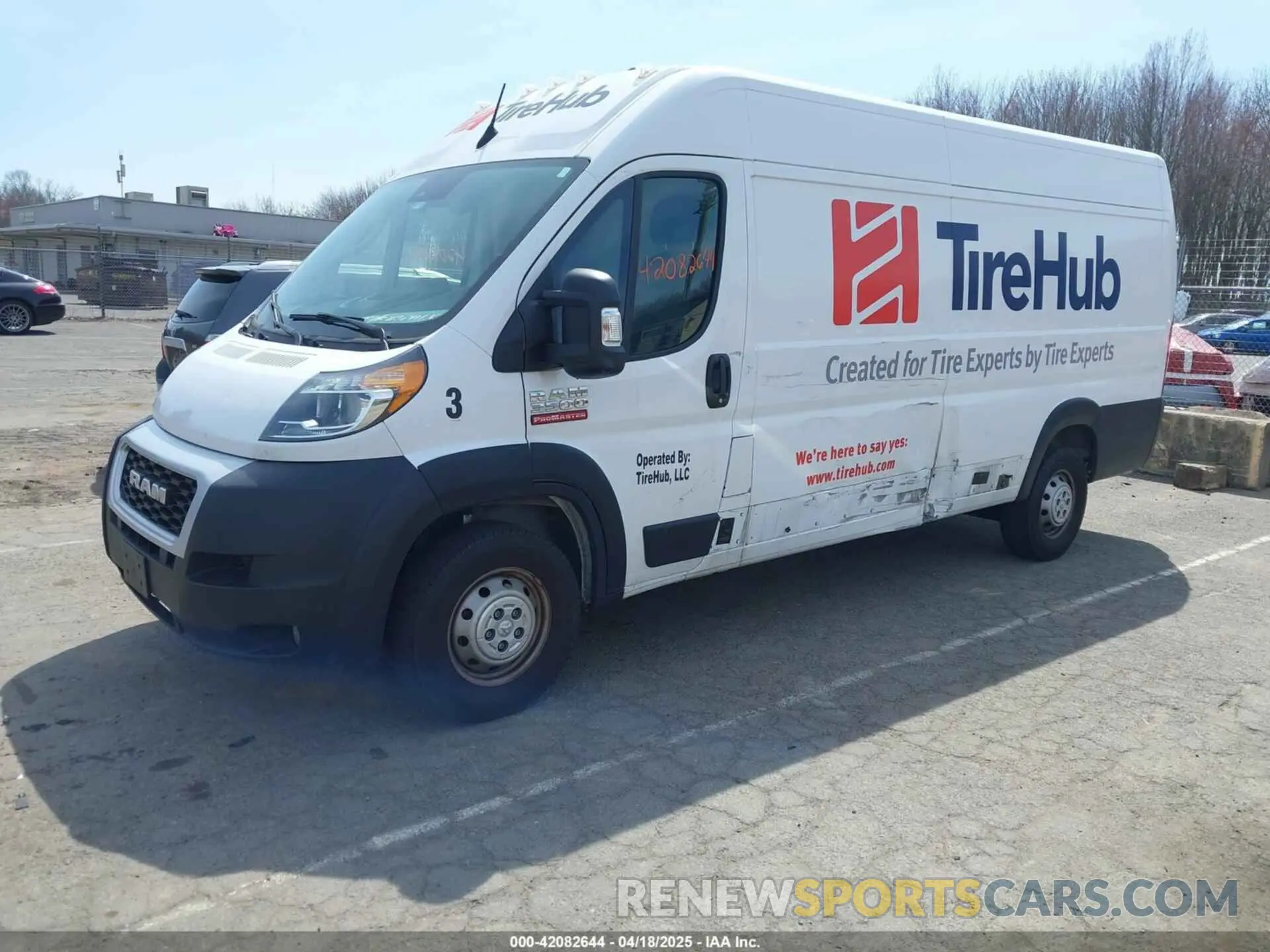 2 Фотография поврежденного автомобиля 3C6MRVJG4NE111866 RAM PROMASTER 3500 2022