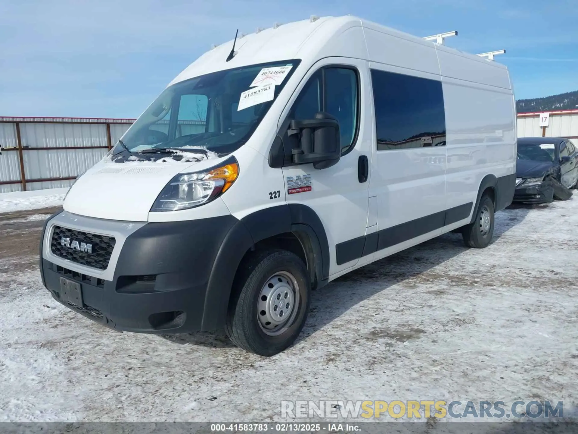 2 Фотография поврежденного автомобиля 3C6MRVJG5NE120608 RAM PROMASTER 3500 2022