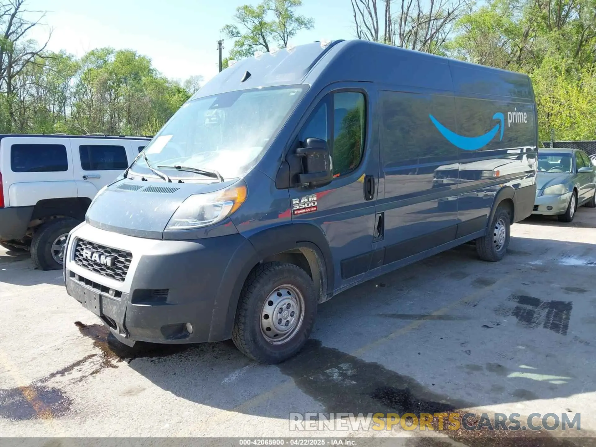 2 Фотография поврежденного автомобиля 3C6MRVJG6NE112534 RAM PROMASTER 3500 2022