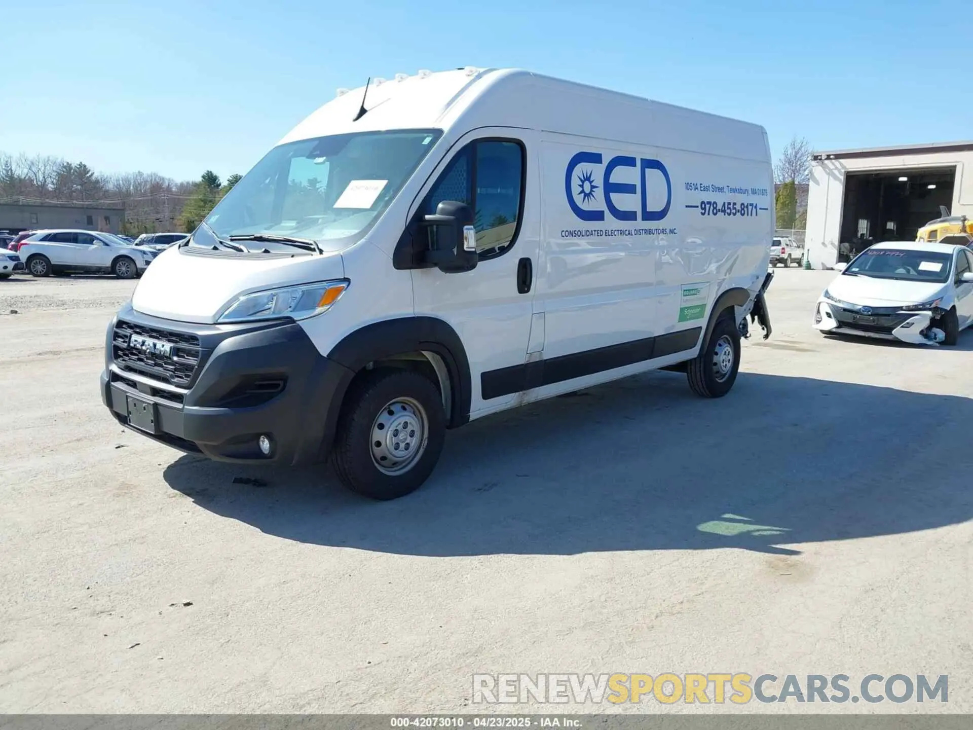 2 Фотография поврежденного автомобиля 3C6MRVHG6PE560619 RAM PROMASTER 3500 2023