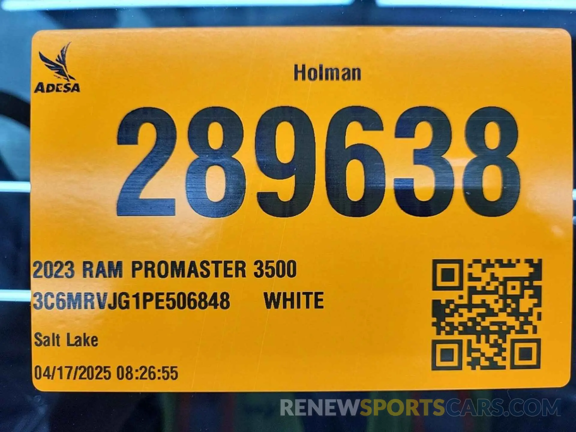 17 Фотография поврежденного автомобиля 3C6MRVJG1PE506848 RAM PROMASTER 3500 2023