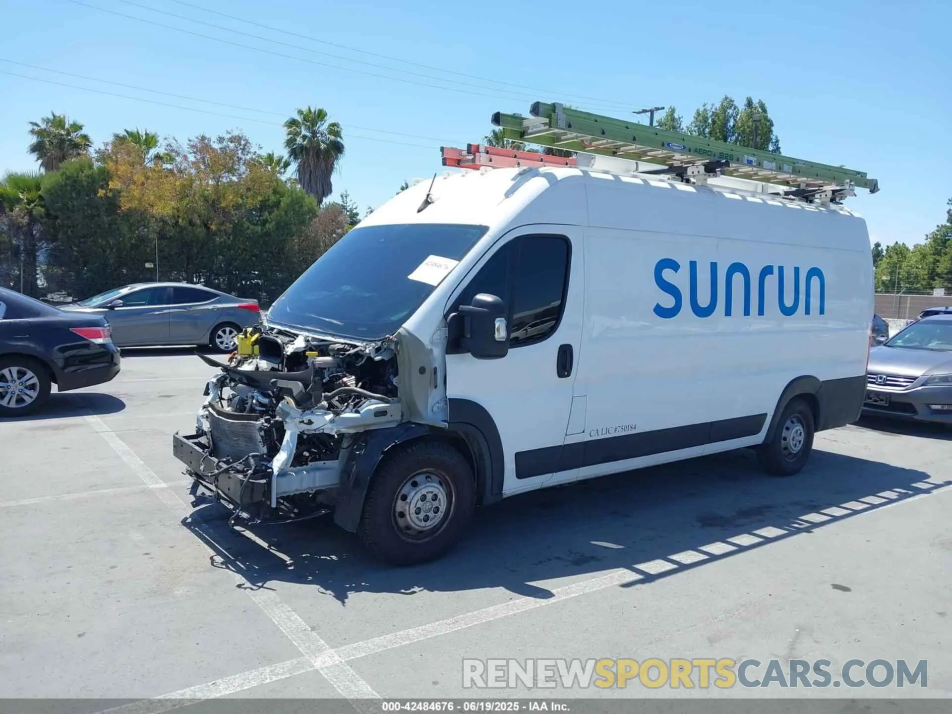 2 Фотография поврежденного автомобиля 3C6MRVJG1PE536657 RAM PROMASTER 3500 2023