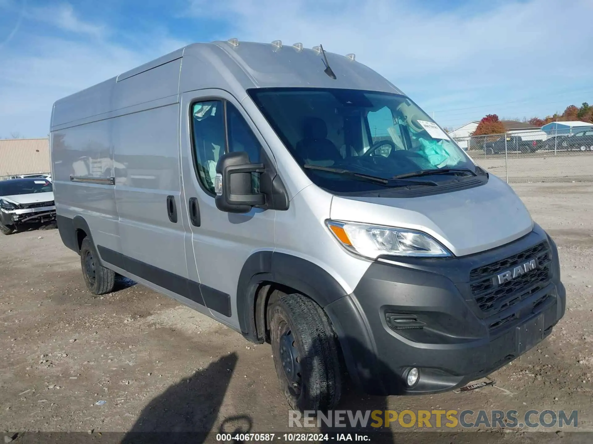 1 Фотография поврежденного автомобиля 3C6MRVJG5PE501250 RAM PROMASTER 3500 2023