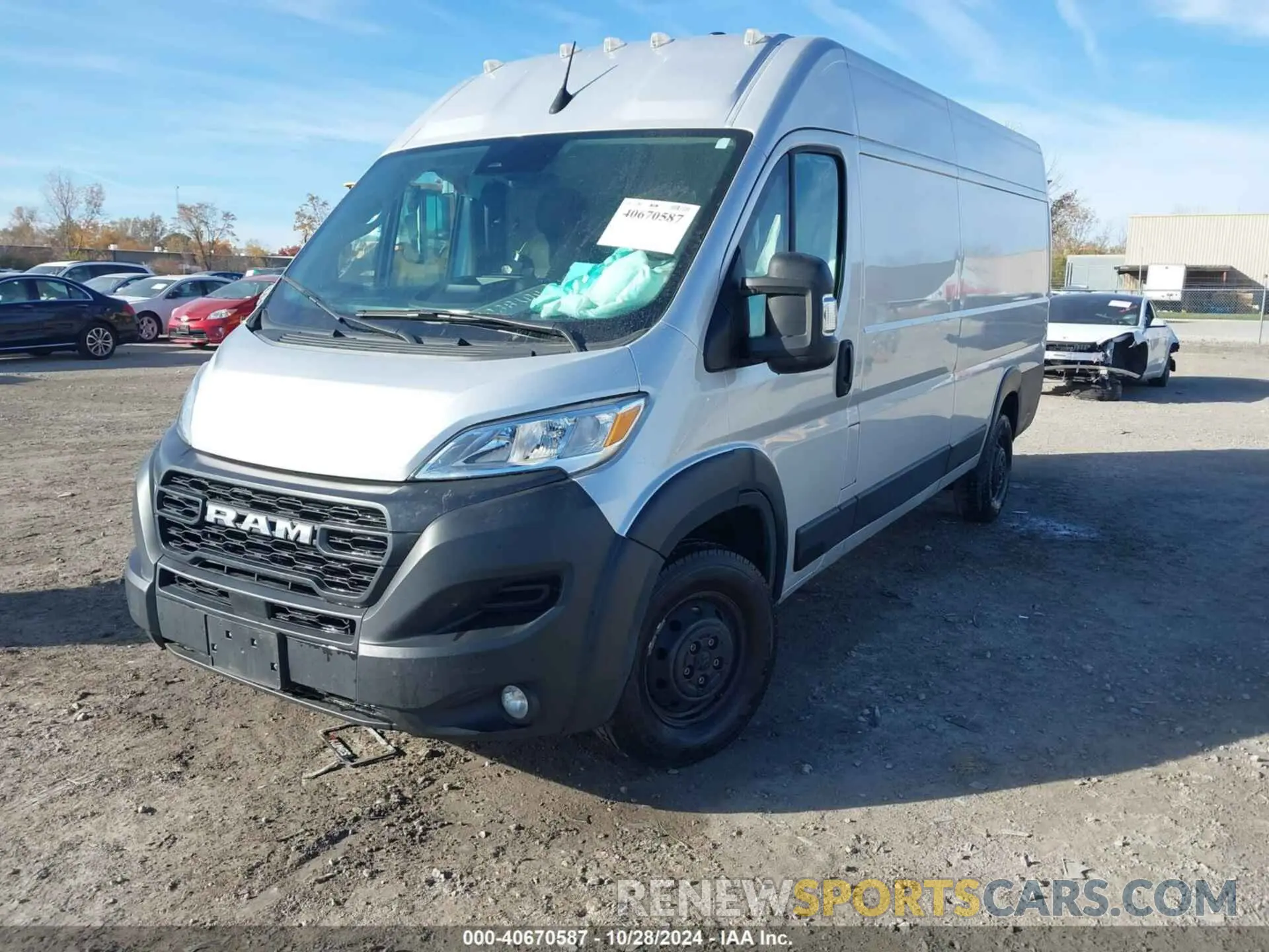 2 Фотография поврежденного автомобиля 3C6MRVJG5PE501250 RAM PROMASTER 3500 2023