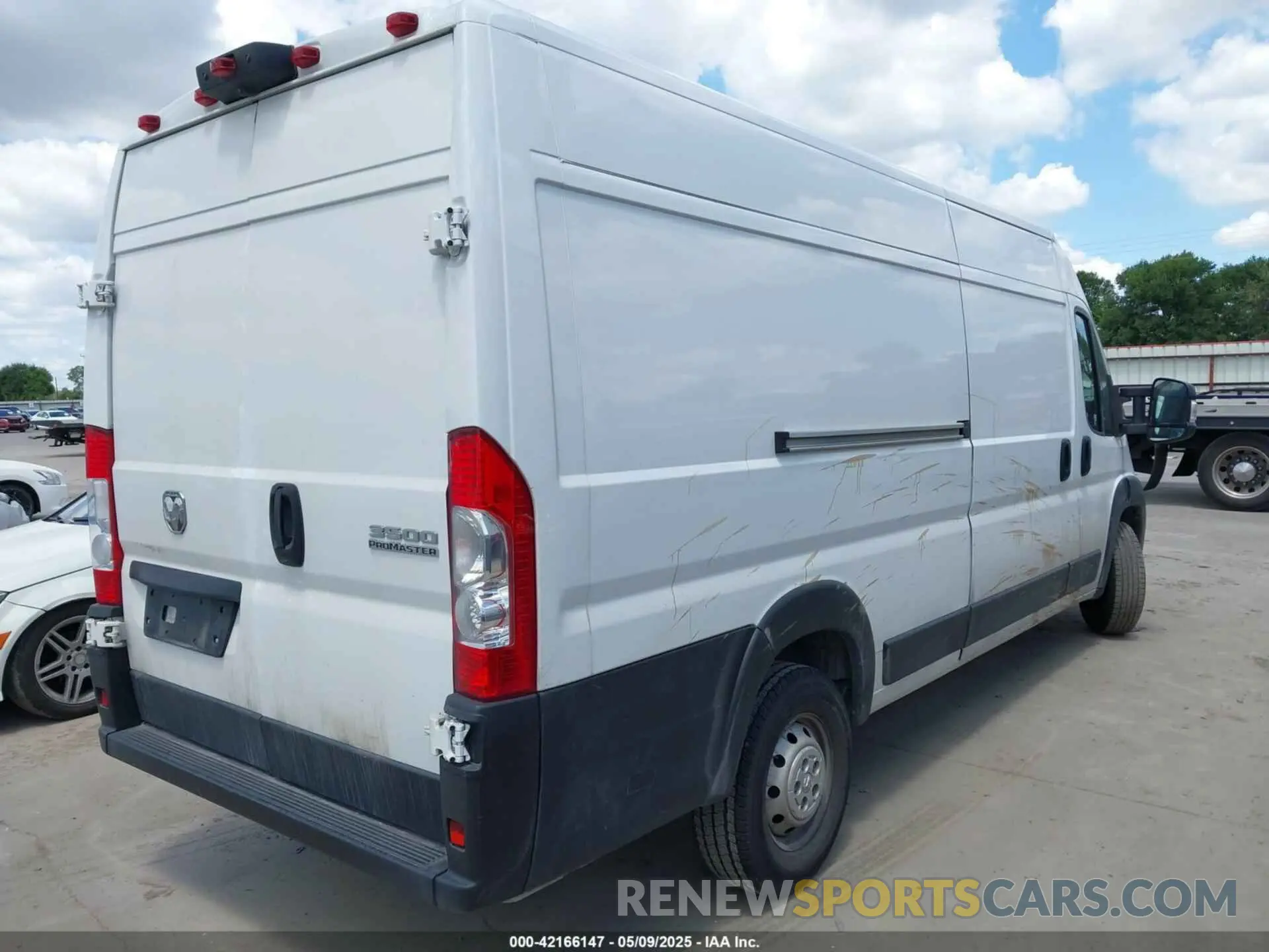 4 Фотография поврежденного автомобиля 3C6MRVJG5PE521224 RAM PROMASTER 3500 2023