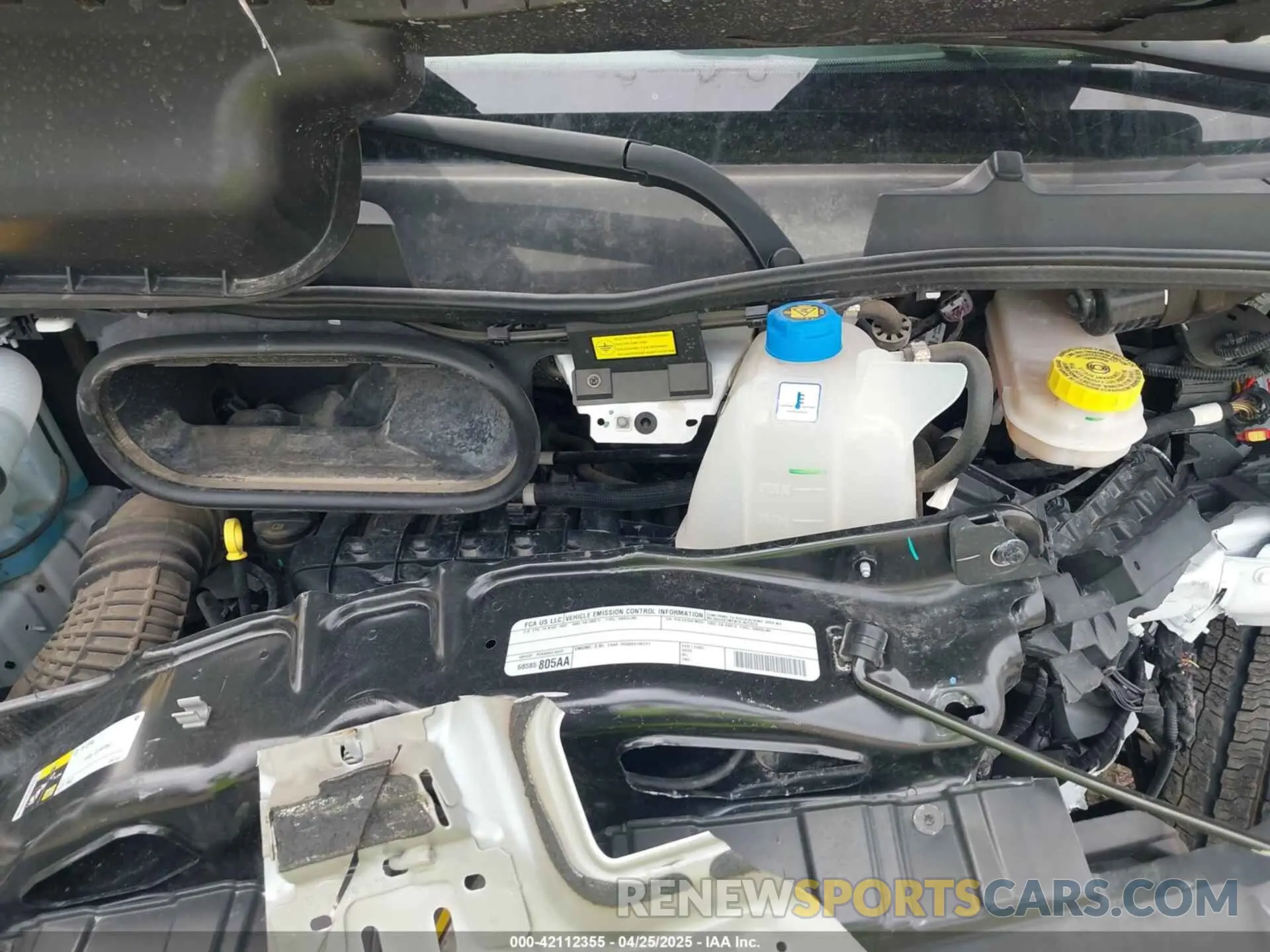 10 Фотография поврежденного автомобиля 3C6MRVJG8PE500982 RAM PROMASTER 3500 2023