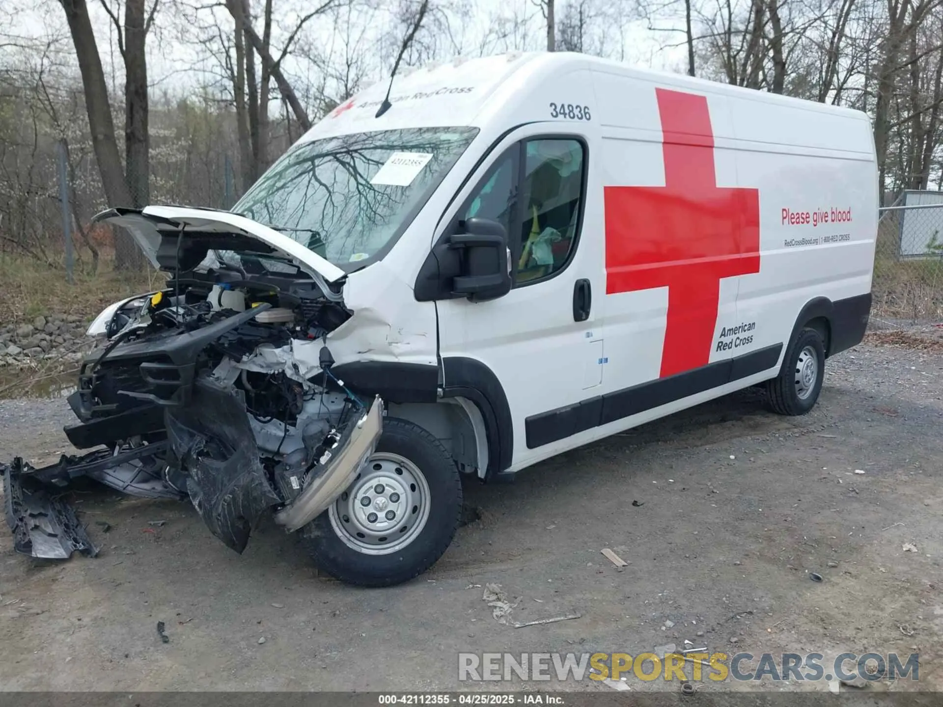 2 Фотография поврежденного автомобиля 3C6MRVJG8PE500982 RAM PROMASTER 3500 2023