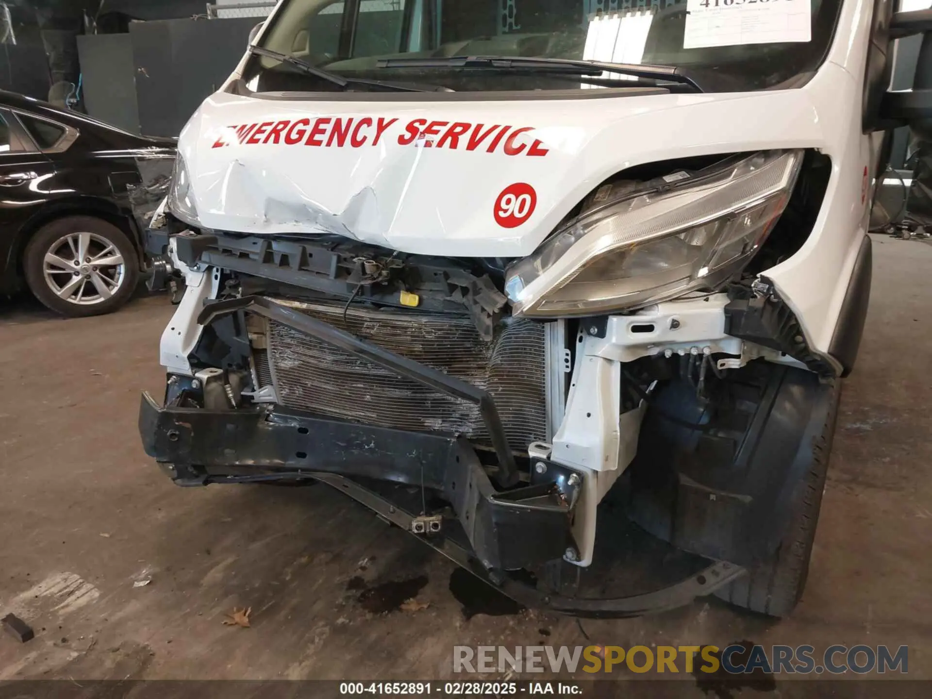 6 Photograph of a damaged car 3C6MRVXG0PE567146 RAM PROMASTER 3500 2023