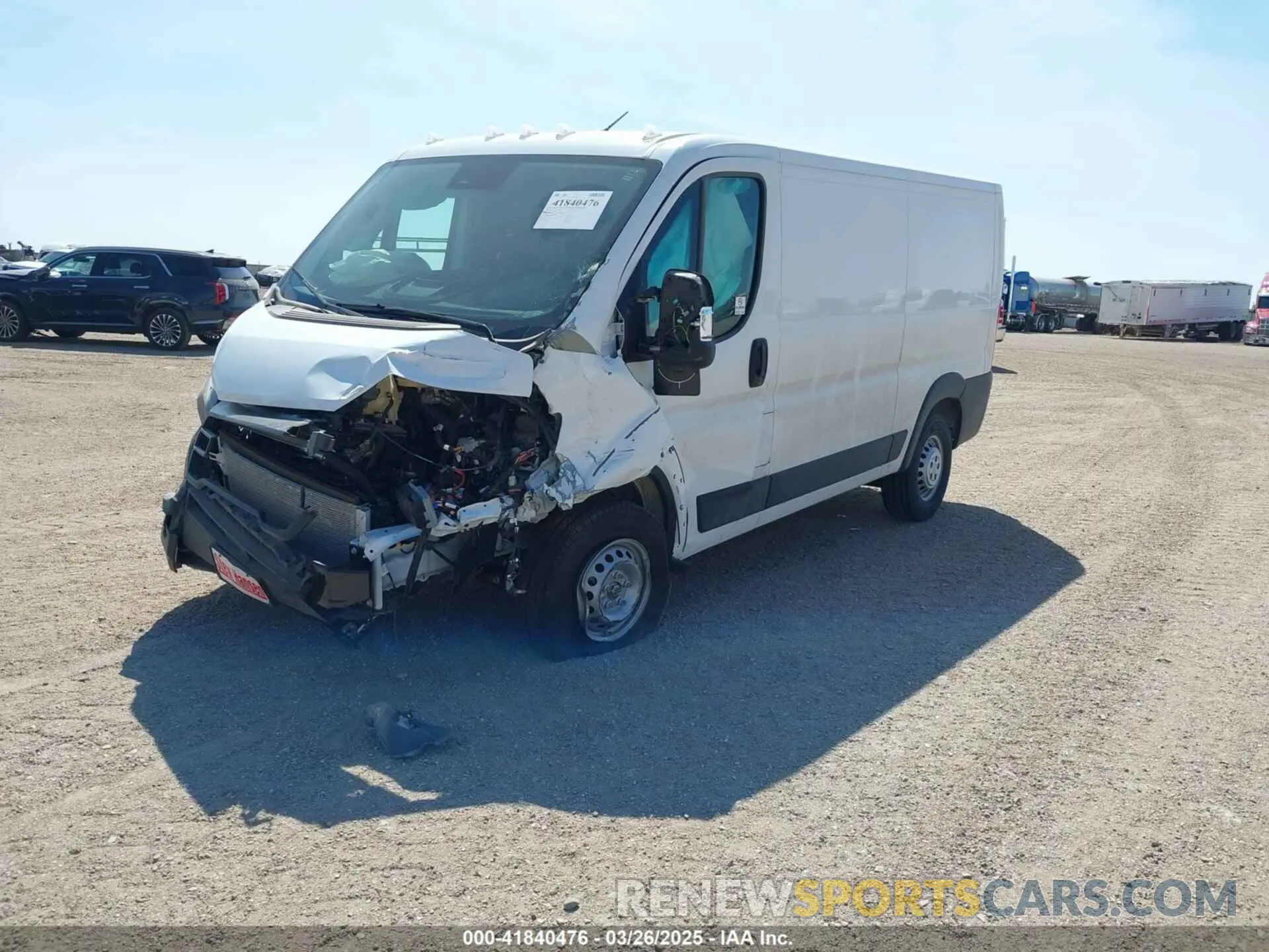 2 Фотография поврежденного автомобиля 3C6MRVWG0RE154356 RAM PROMASTER 3500 2024