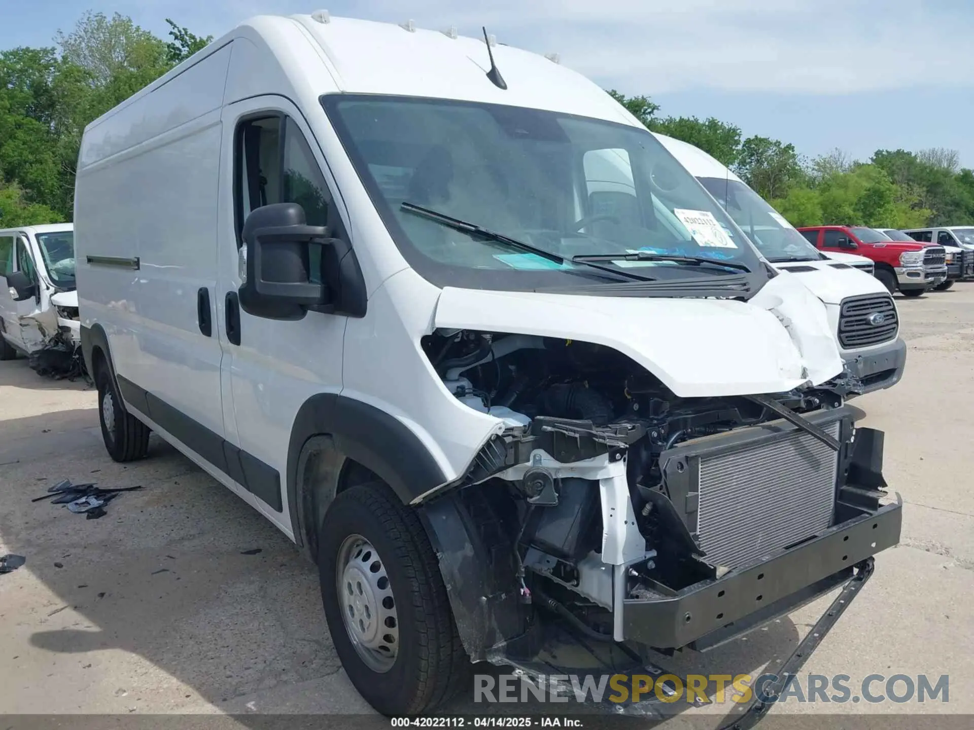 1 Photograph of a damaged car 3C6MRVHG0SE545736 RAM PROMASTER 3500 2025