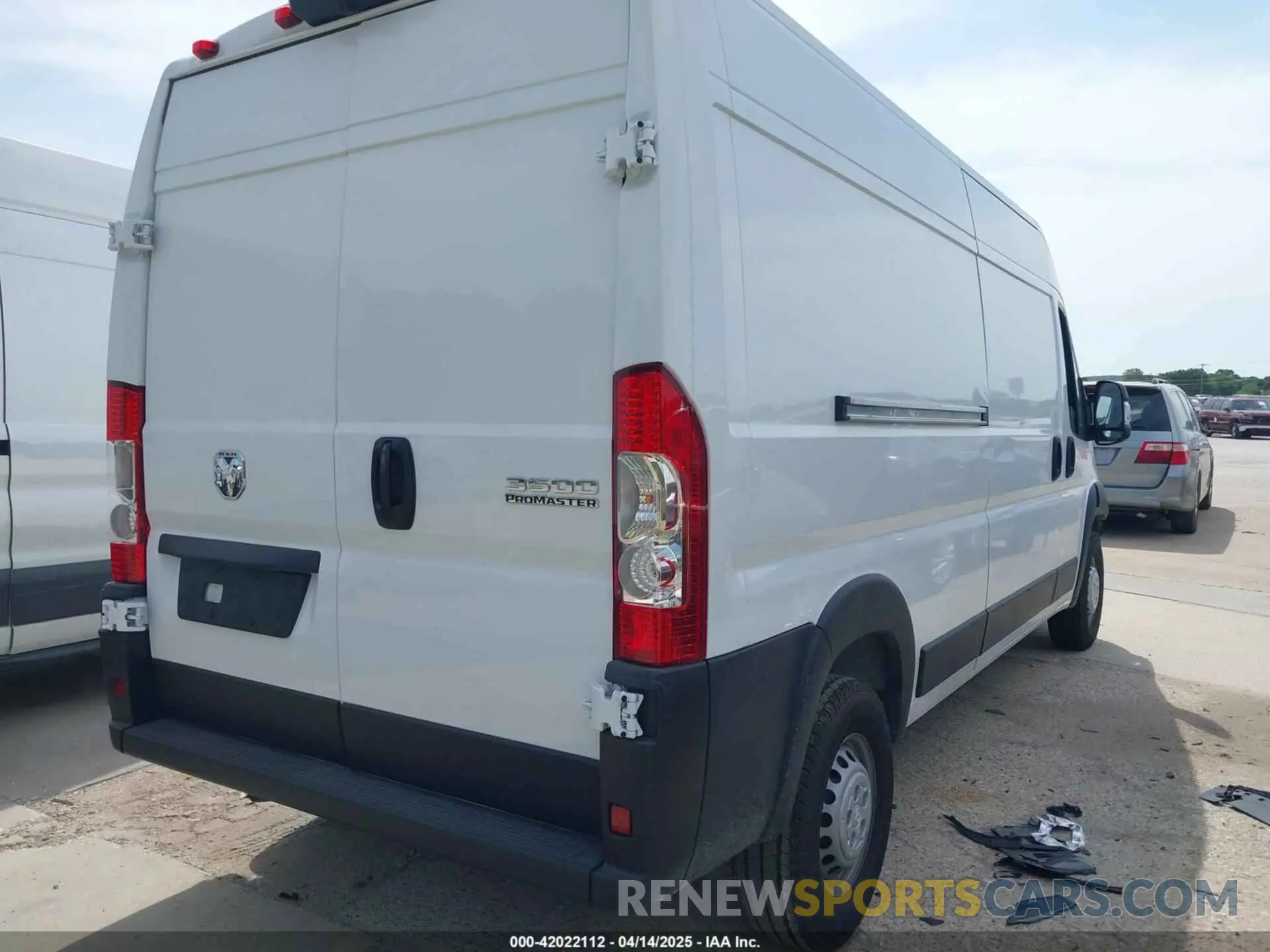 4 Photograph of a damaged car 3C6MRVHG0SE545736 RAM PROMASTER 3500 2025
