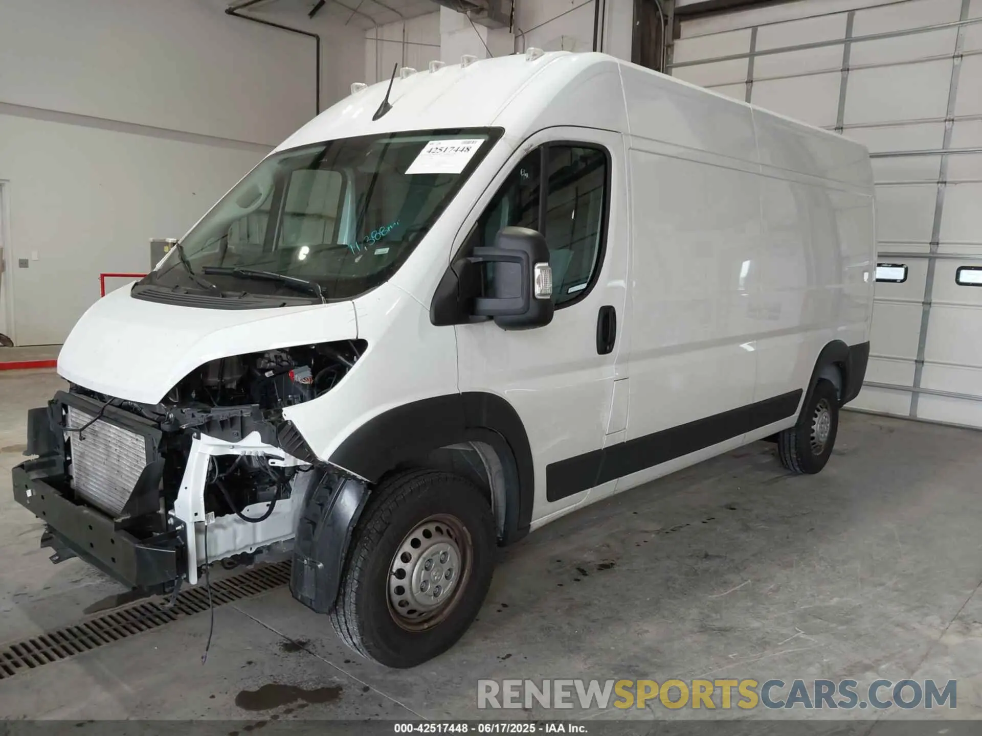 2 Photograph of a damaged car 3C6MRVHG9SE545797 RAM PROMASTER 3500 2025