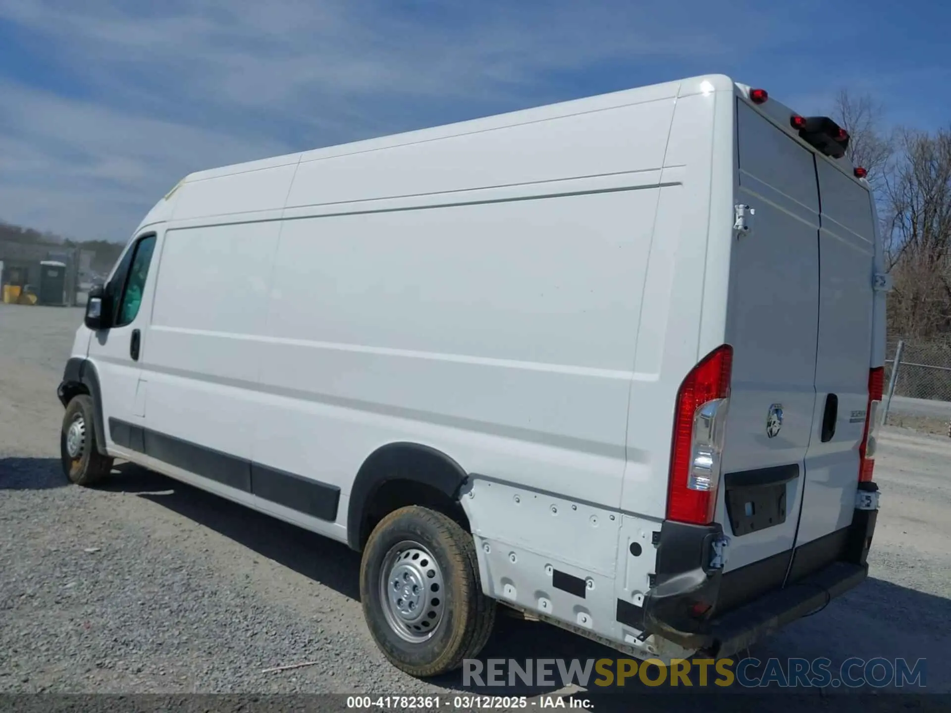 3 Фотография поврежденного автомобиля 3C6MRVJG1SE519849 RAM PROMASTER 3500 2025