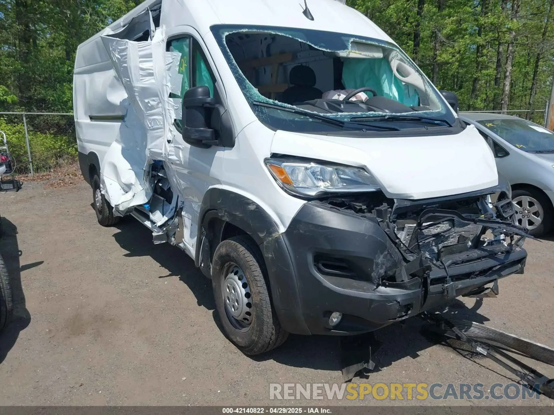 1 Photograph of a damaged car 3C6MRVJG5SE509714 RAM PROMASTER 3500 2025