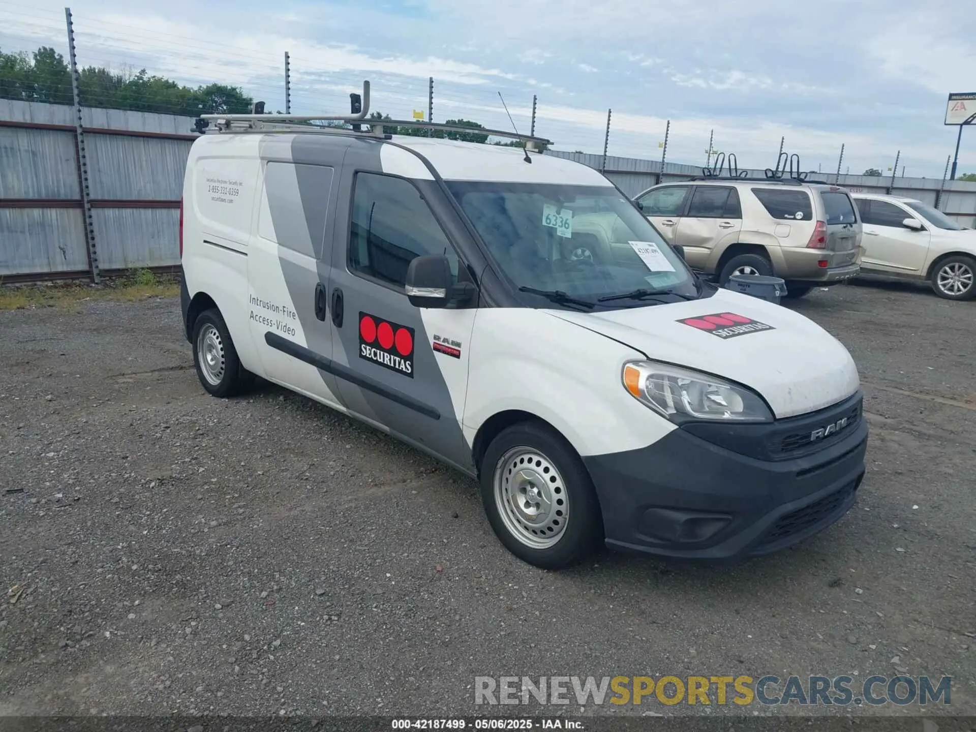 1 Photograph of a damaged car ZFBHRFAB1K6N71592 RAM PROMASTER CITY 2019
