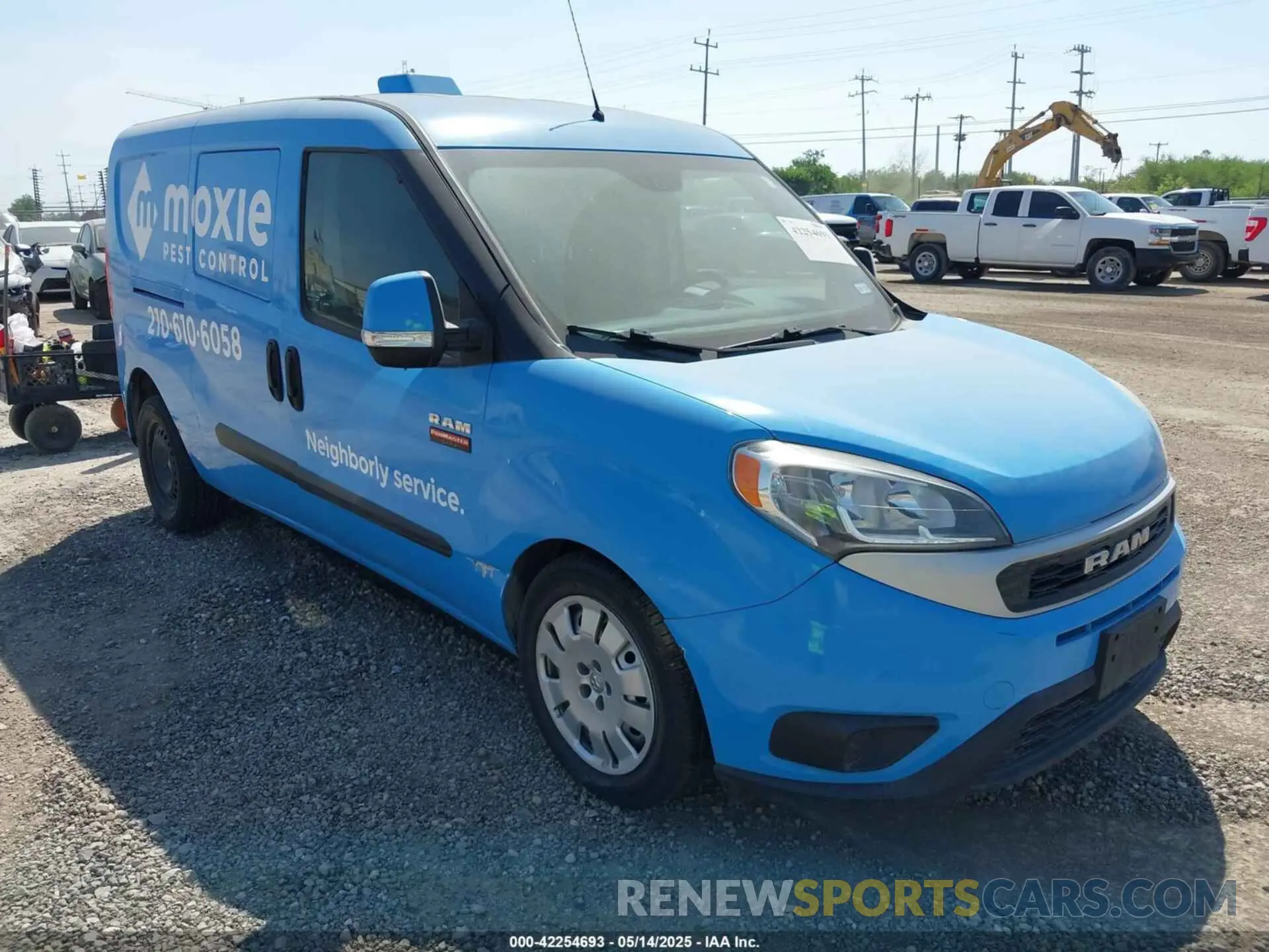 1 Photograph of a damaged car ZFBHRFBB6K6M46344 RAM PROMASTER CITY 2019